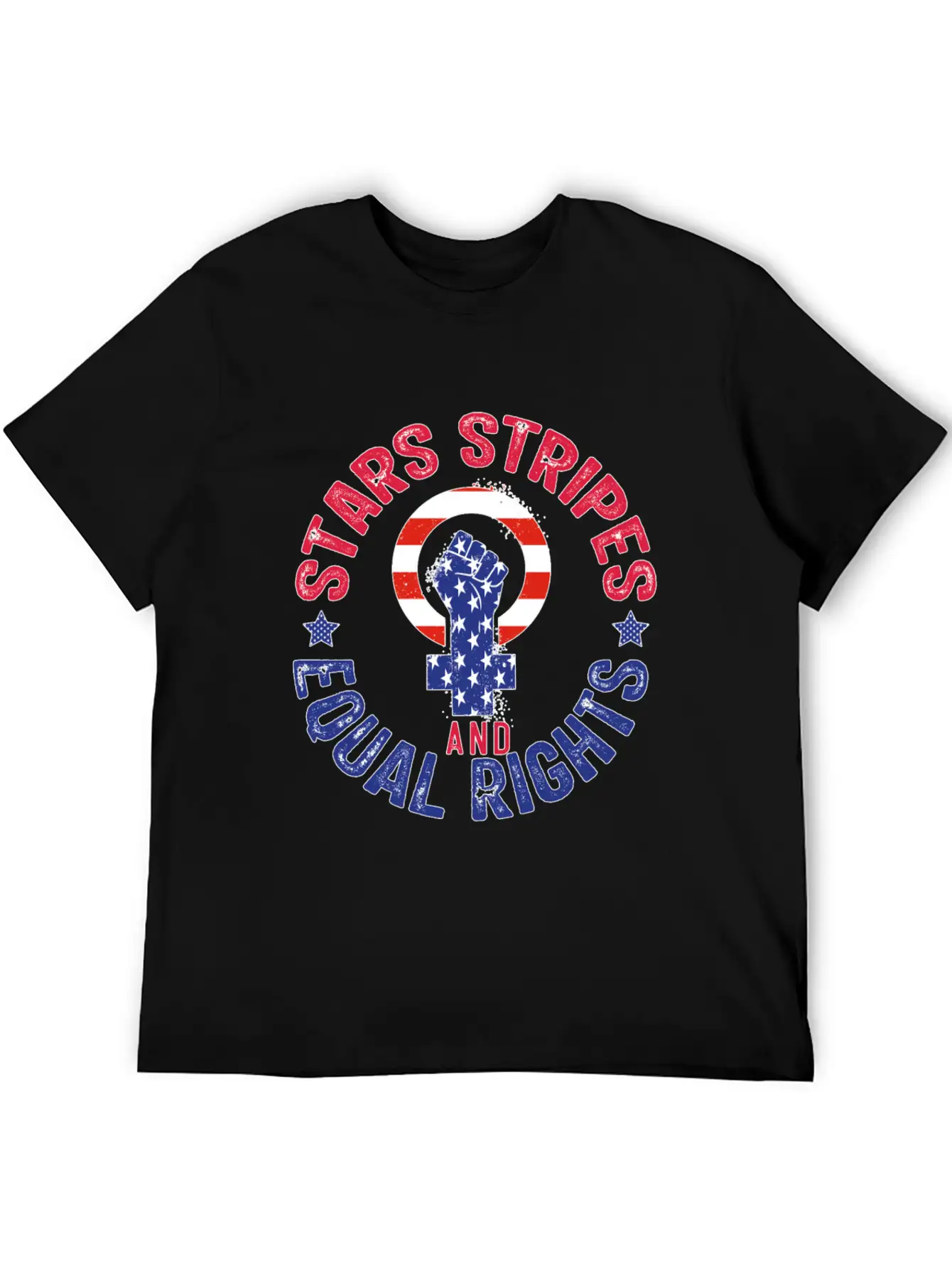 Stars Stripes And Equal Rights, Pro Choice, Female Modern Fit Casual T-Shirt ��� Clean And Versatile Design