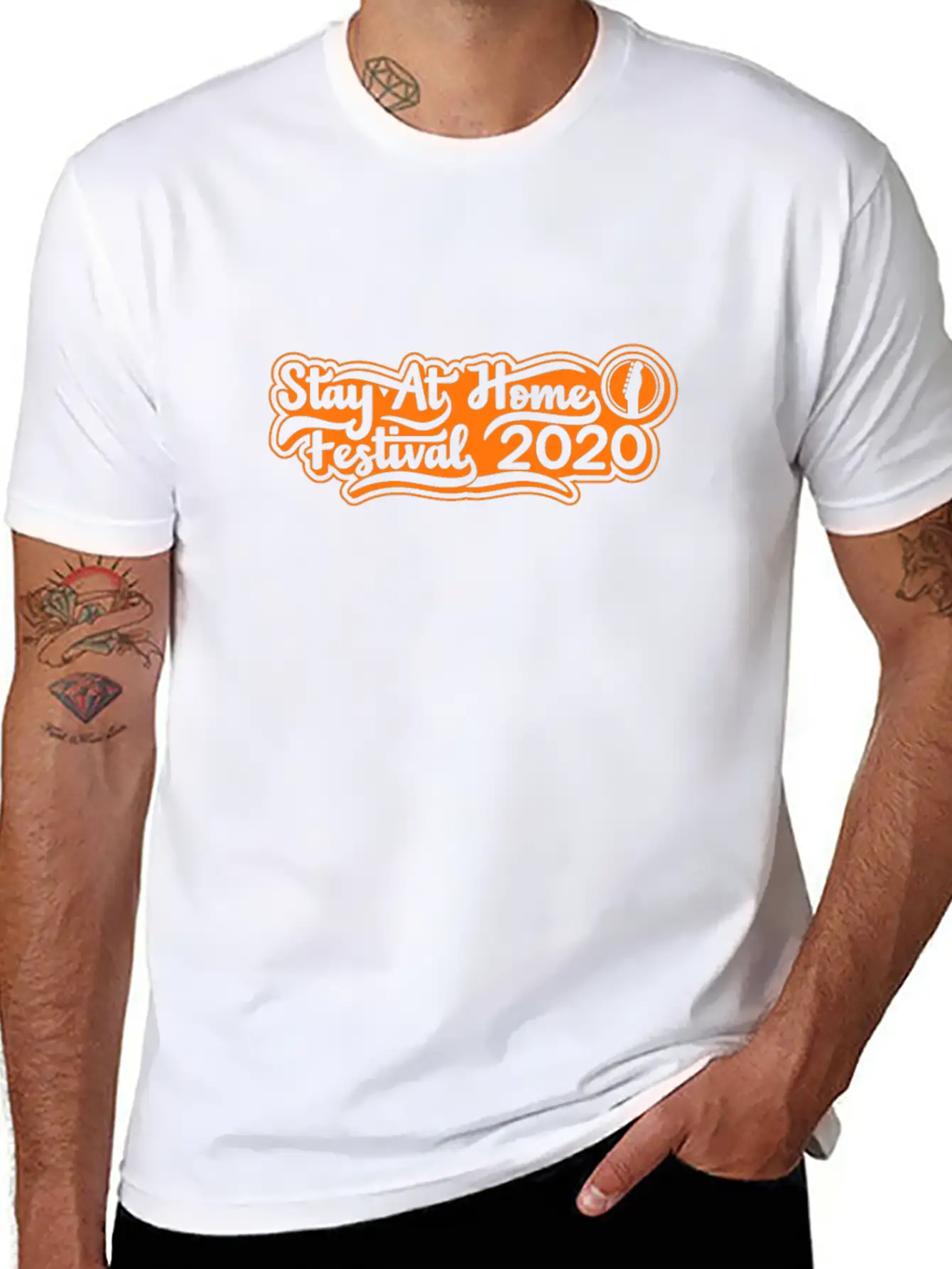 Stay At Home Festival 2020 V2 Unisex Casual T-Shirt – Clean Design For Daily Comfort