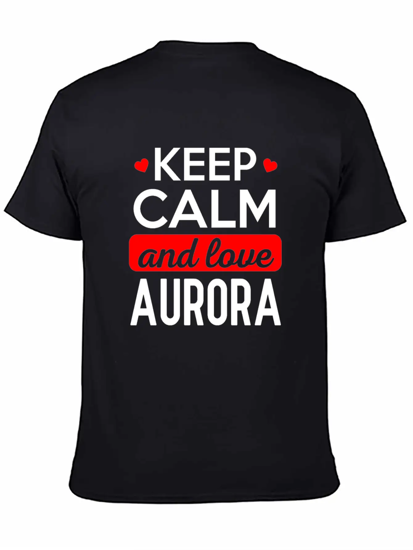 Stay Calm And Dear Aurora Modern Fit Casual T-Shirt – Clean And Versatile Design