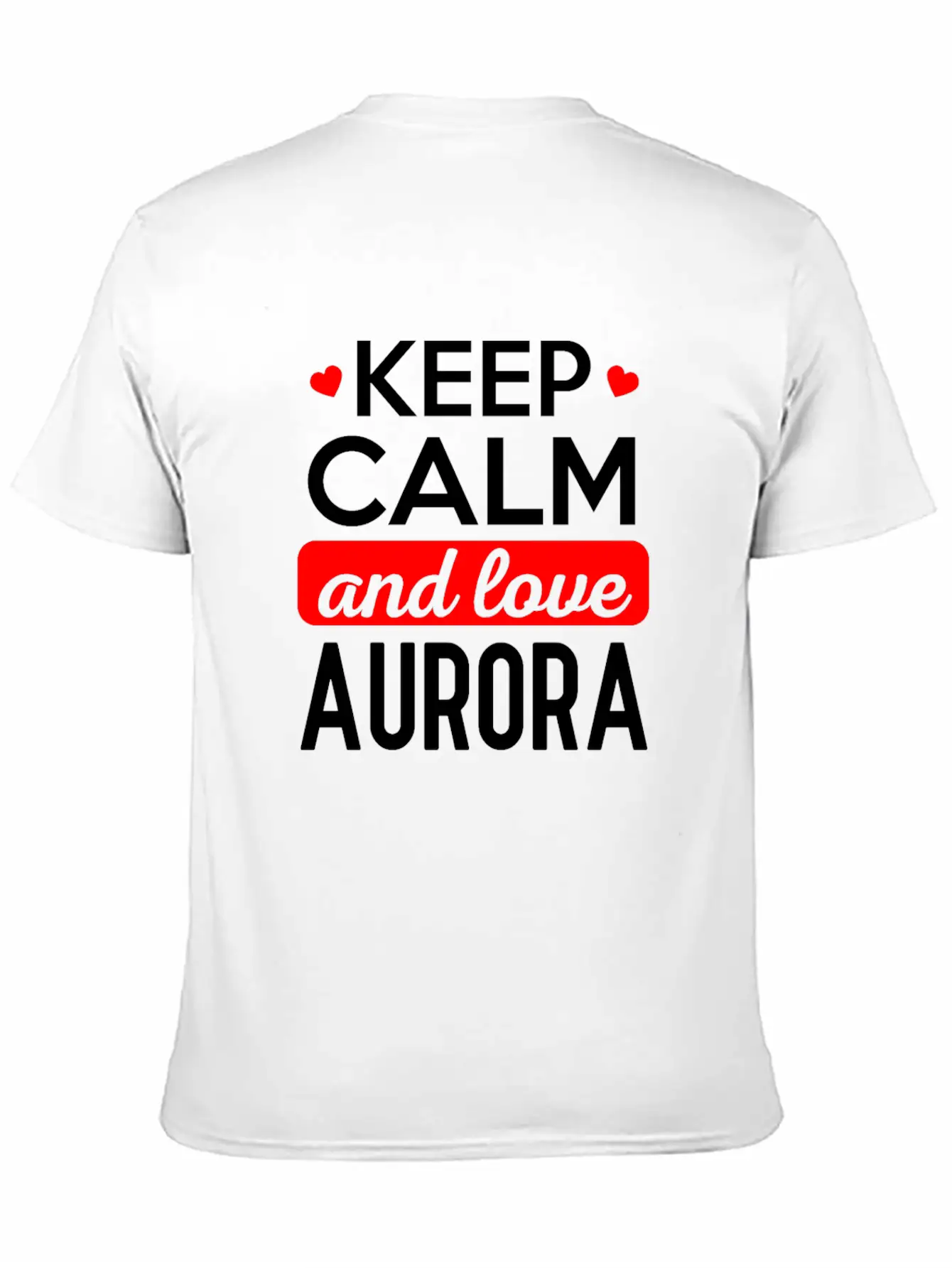 Stay Calm And Dear Aurora Modern Fit Casual T-Shirt – Clean And Versatile Design