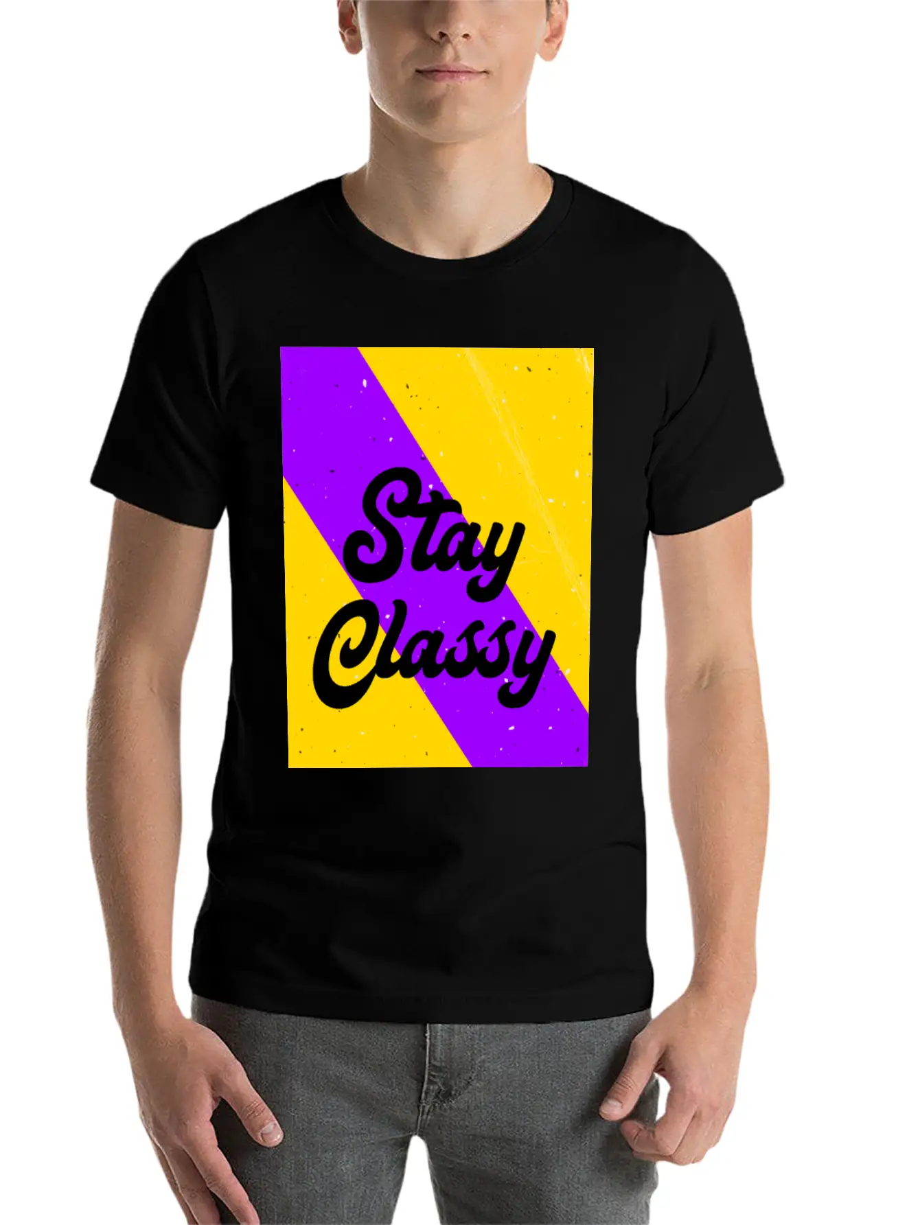 Stay Classy Soft Cotton Short Sleeve Tee – Unisex Wardrobe Staple