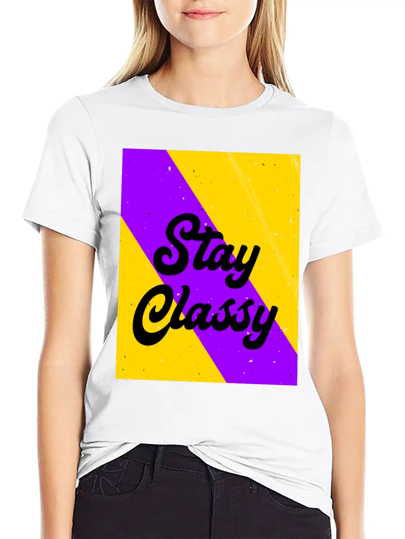 Stay Classy Soft Cotton Short Sleeve Tee – Unisex Wardrobe Staple