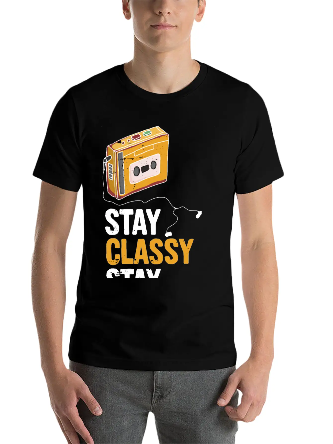 Stay Classy Stay Awesome Essential Cotton Tee For Daily Outfits – Unisex Style