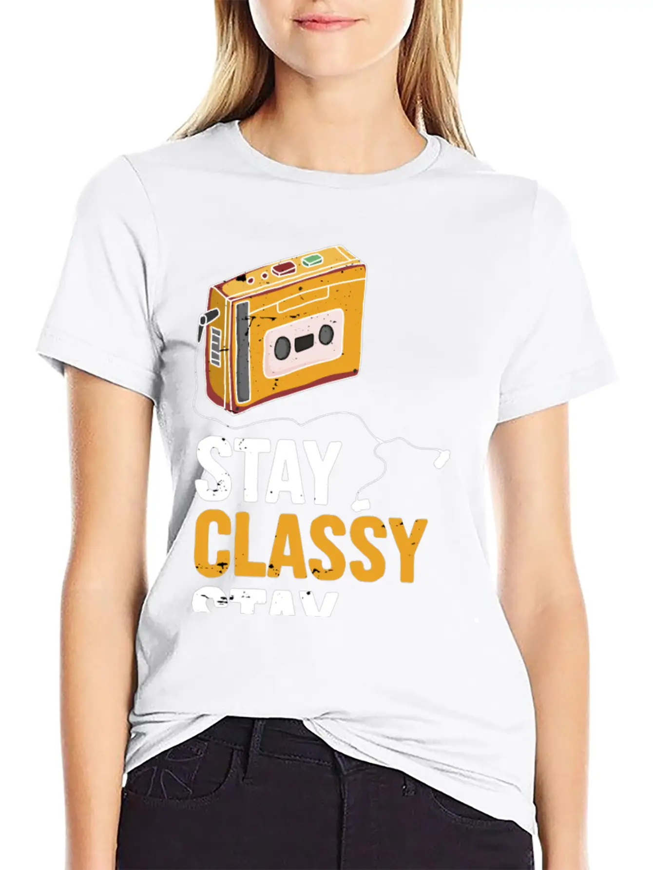 Stay Classy Stay Awesome Essential Cotton Tee For Daily Outfits – Unisex Style