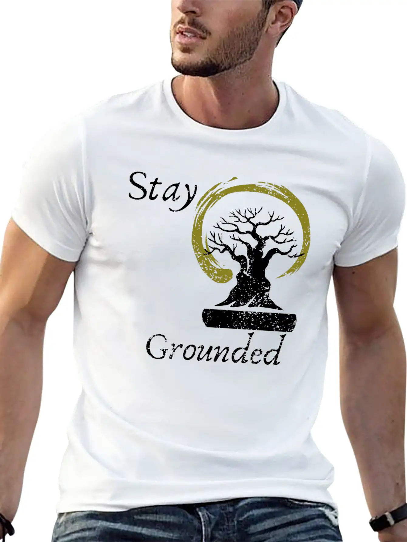 Stay Grounded Graphic T-shirt Unisex Casual T-Shirt – Clean Design For Daily Comfort