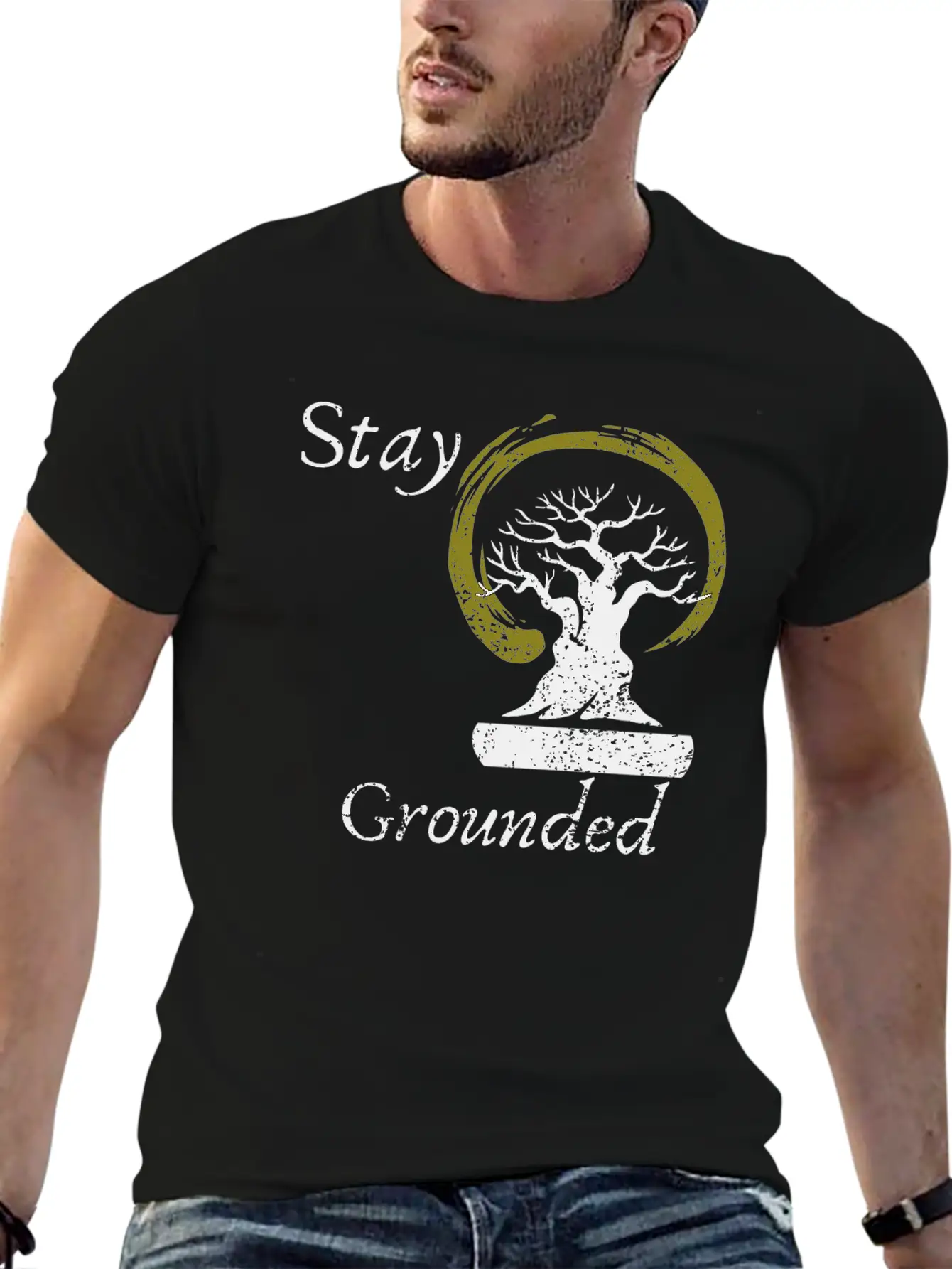 Stay Grounded Graphic T-shirt Unisex Casual T-Shirt – Clean Design For Daily Comfort