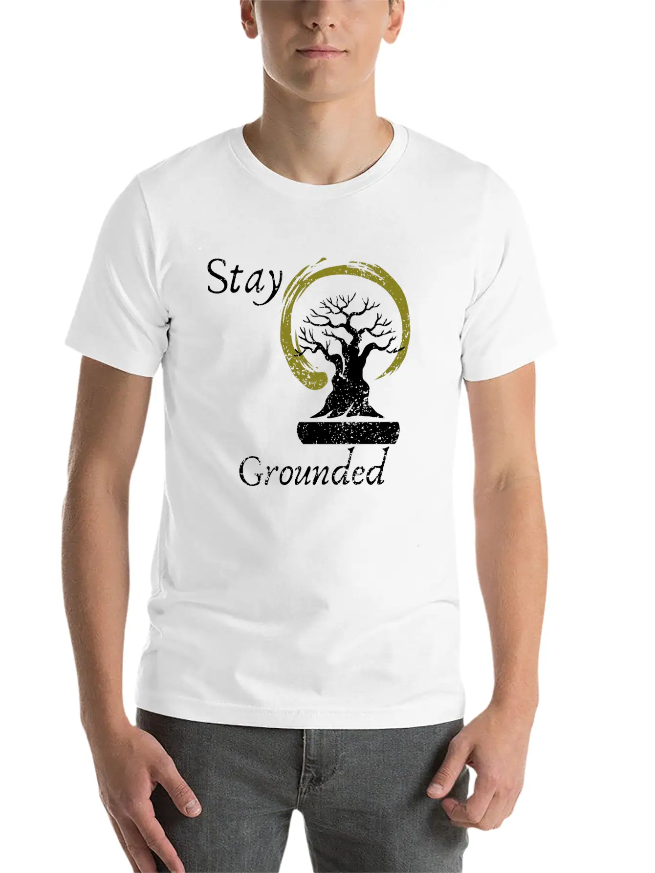 Stay Grounded Graphic T-shirt Unisex Casual T-Shirt – Clean Design For Daily Comfort