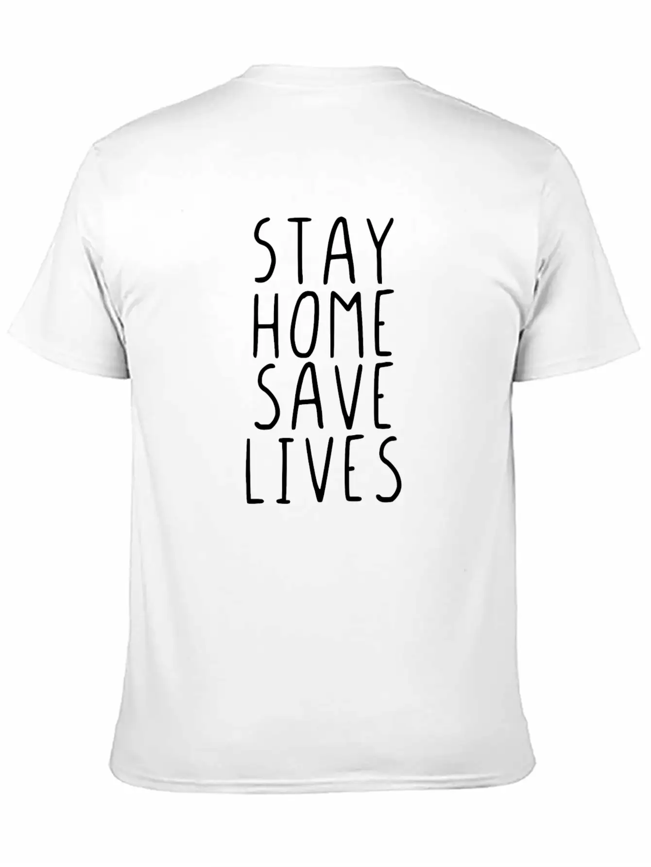 Stay Home Save Lives Unisex Casual T-Shirt – Clean Design For Daily Comfort