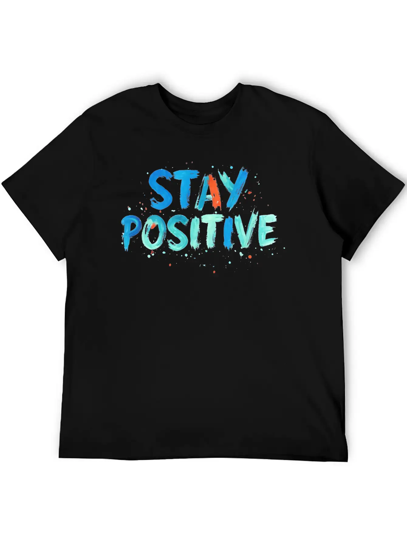 Stay Positive Soft Cotton Short Sleeve Tee – Unisex Wardrobe Staple