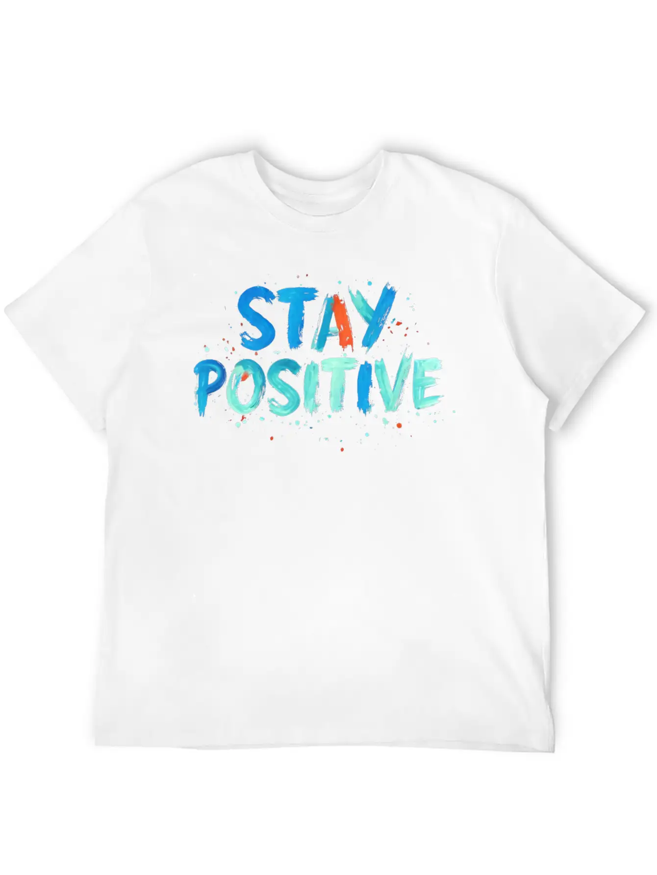Stay Positive Soft Cotton Short Sleeve Tee – Unisex Wardrobe Staple