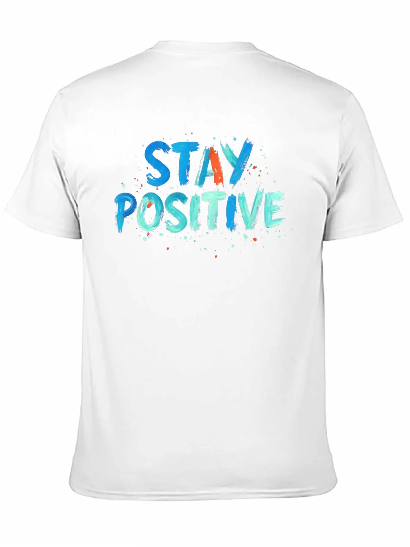 Stay Positive Soft Cotton Short Sleeve Tee – Unisex Wardrobe Staple