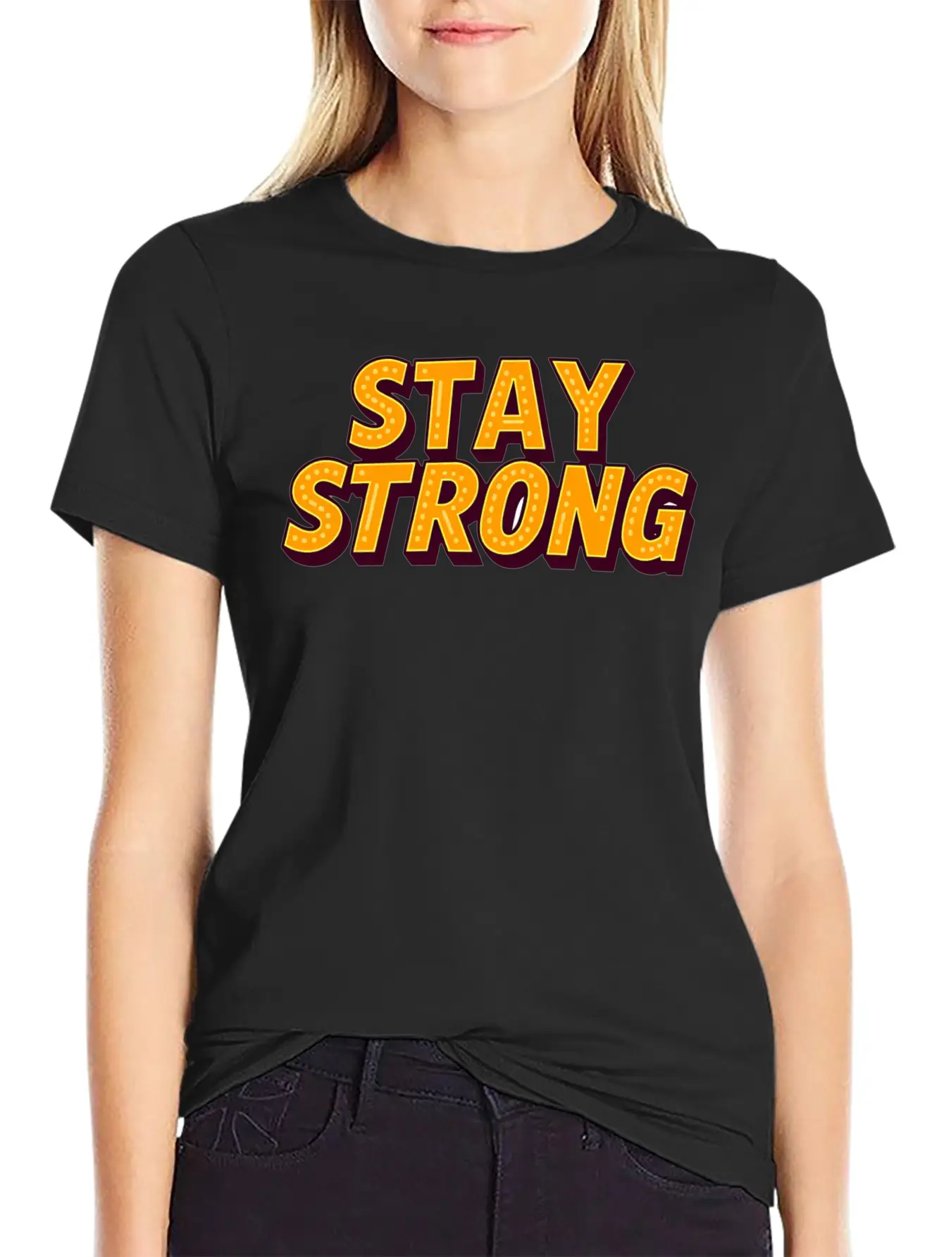 Stay Strong Unisex Casual T-Shirt – Clean Design For Daily Comfort