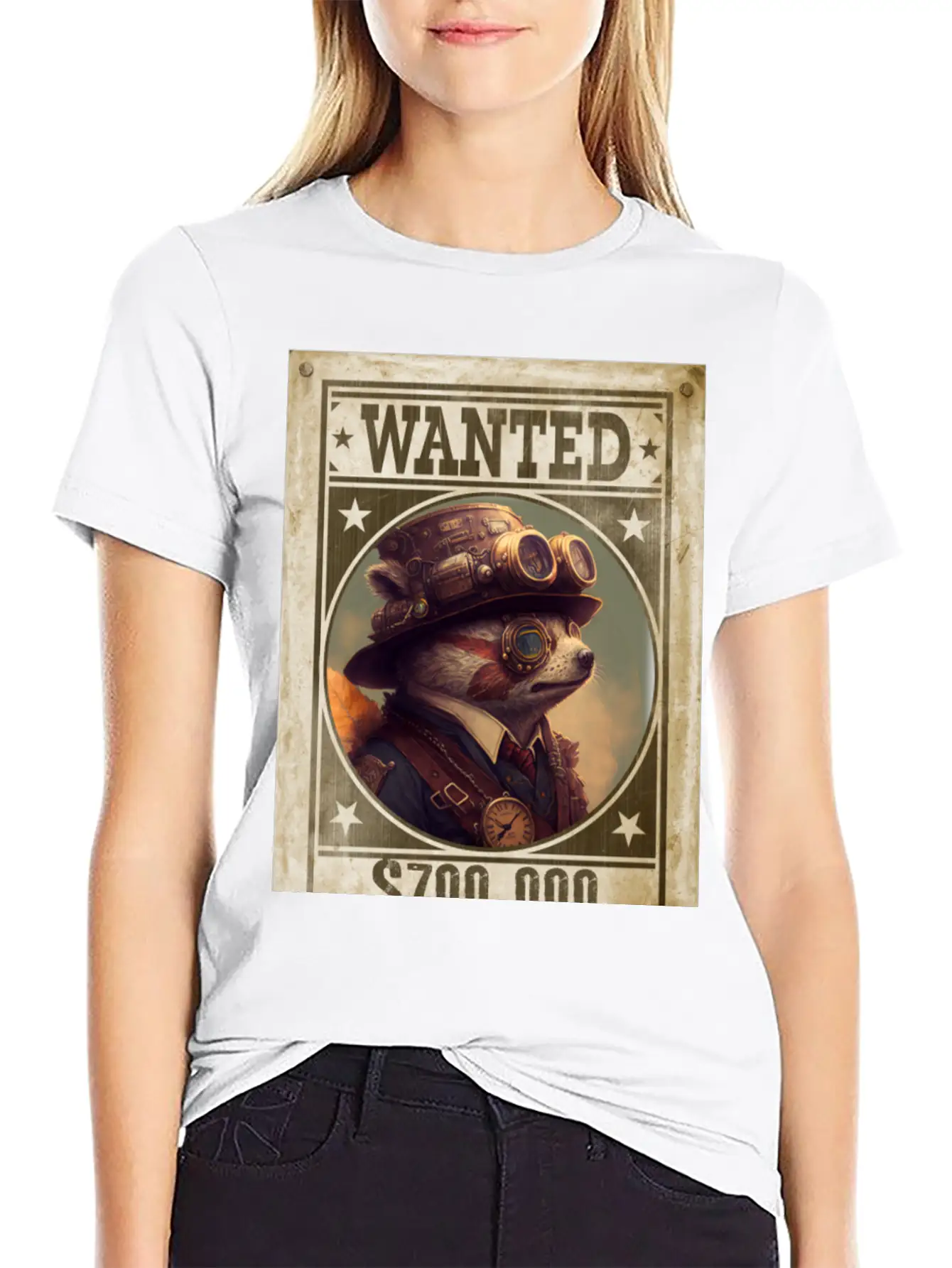 Steampunk Sloth The Fugitive Relaxed Everyday Tee – Lightweight And Durable Cotton