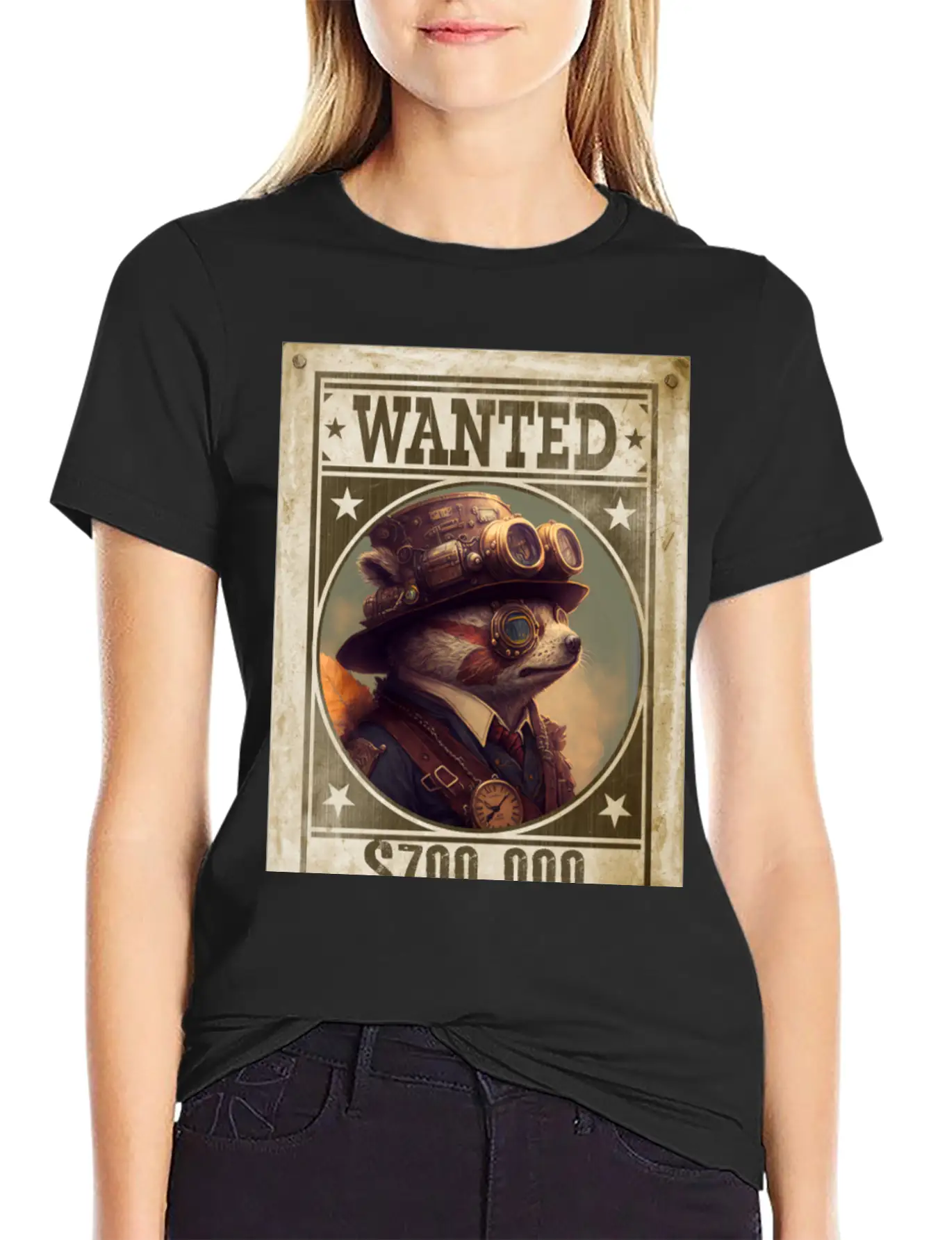 Steampunk Sloth The Fugitive Relaxed Everyday Tee – Lightweight And Durable Cotton