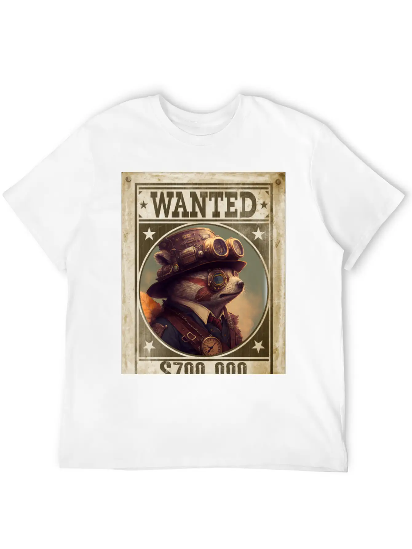 Steampunk Sloth The Fugitive Relaxed Everyday Tee – Lightweight And Durable Cotton