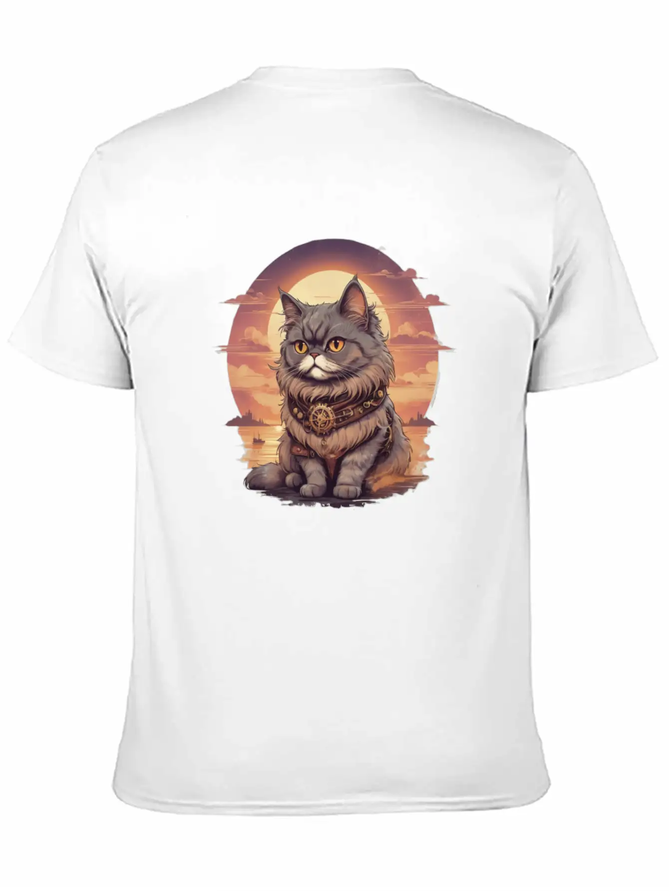 Steamy Persian Twilight Lightweight Cotton T-Shirt – Daily Comfort Graphic Shirt