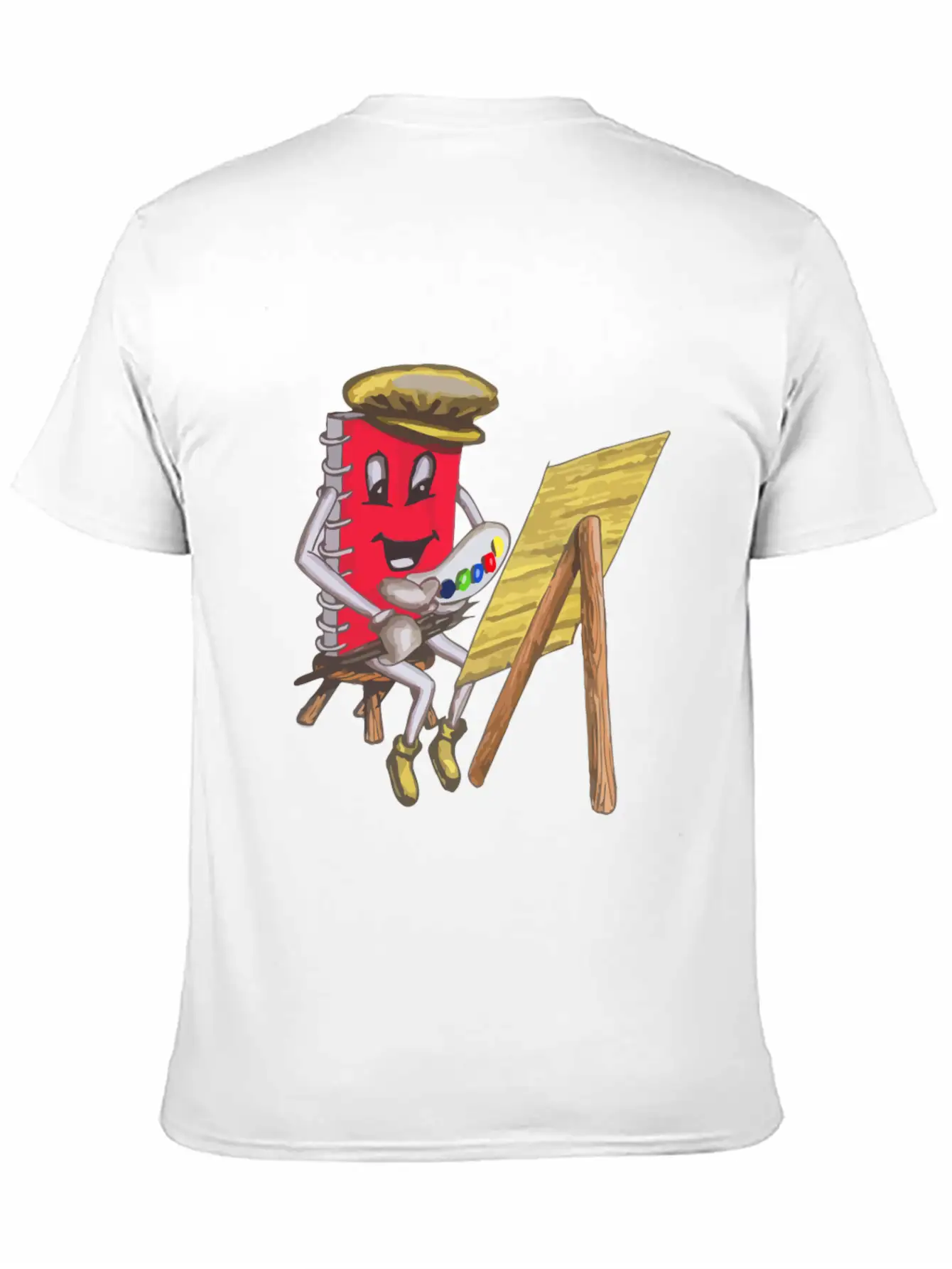 Sticky Note Block Art Draw Painting Funny Lightweight Cotton T-Shirt – Daily Comfort Graphic Shirt