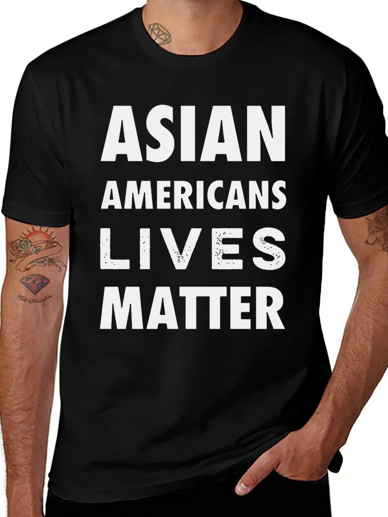 Stop Asian Hate Racist Unisex Casual T-Shirt – Clean Design For Daily Comfort