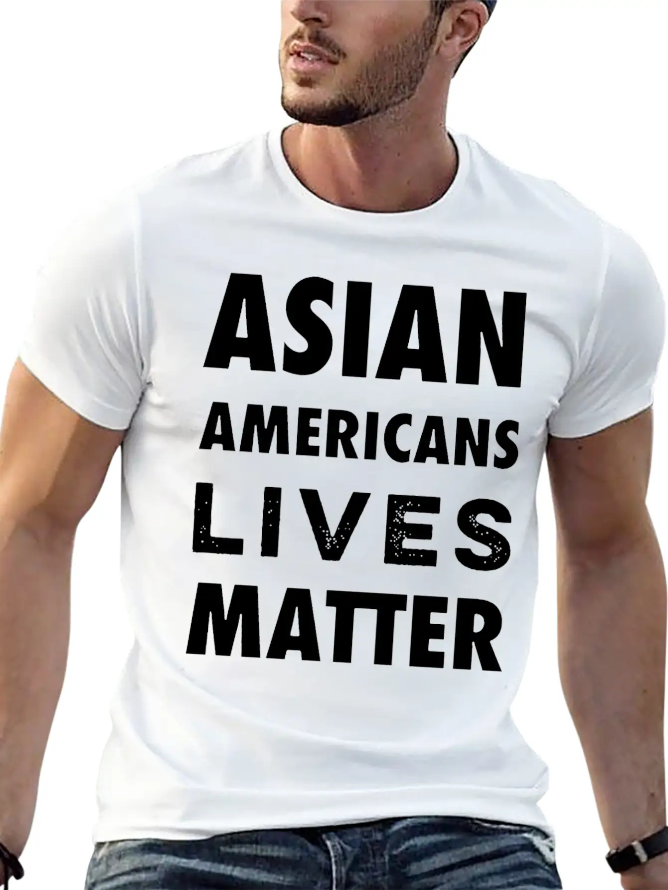 Stop Asian Hate Racist Unisex Casual T-Shirt – Clean Design For Daily Comfort