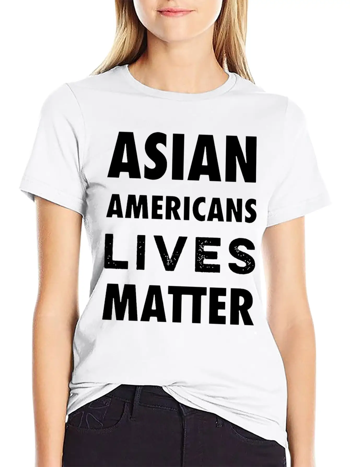 Stop Asian Hate Racist Unisex Casual T-Shirt – Clean Design For Daily Comfort