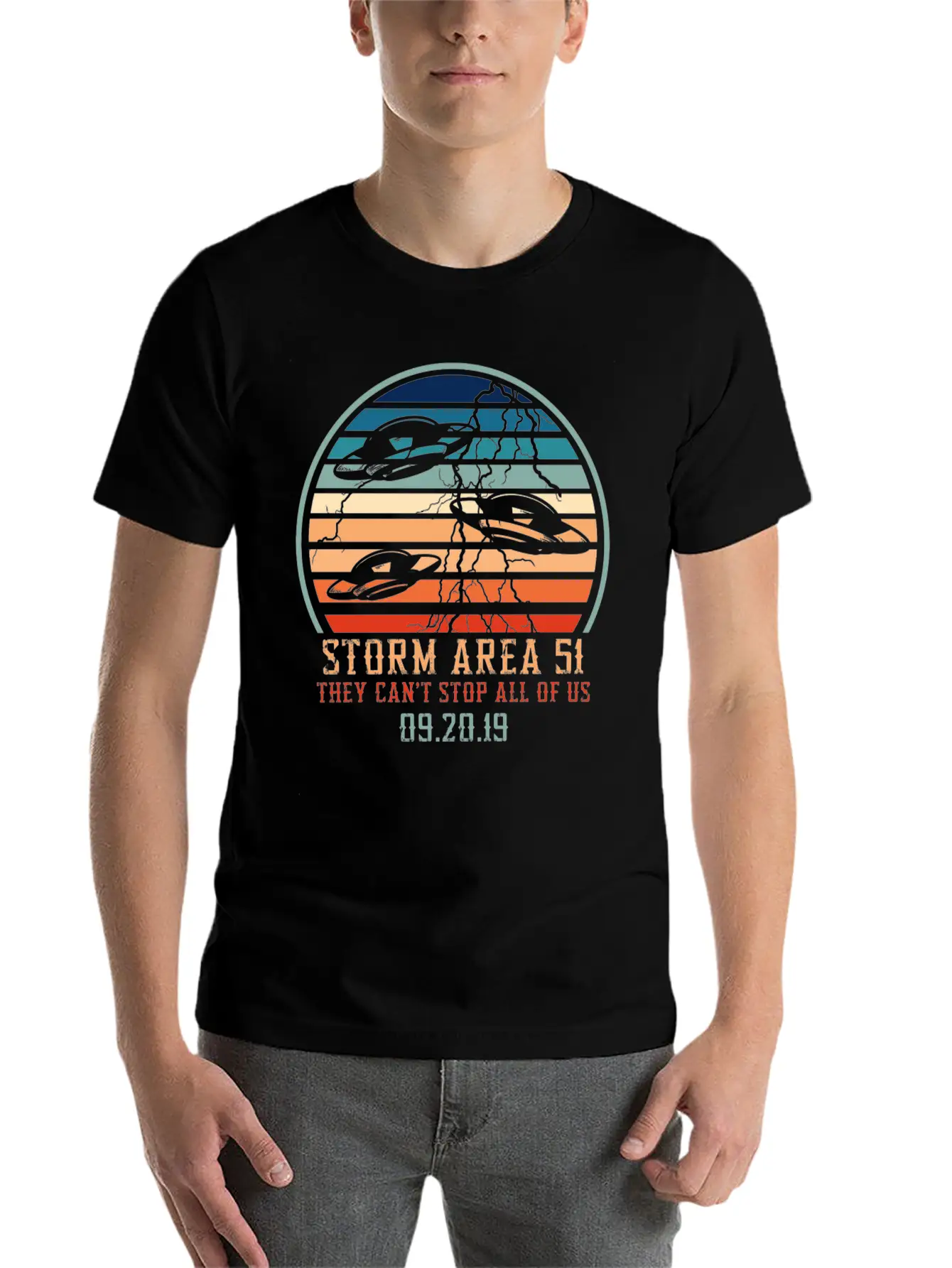 Storm Area 51 They Can T Stop All Of Us Modern Fit Casual T-Shirt – Clean And Versatile Design