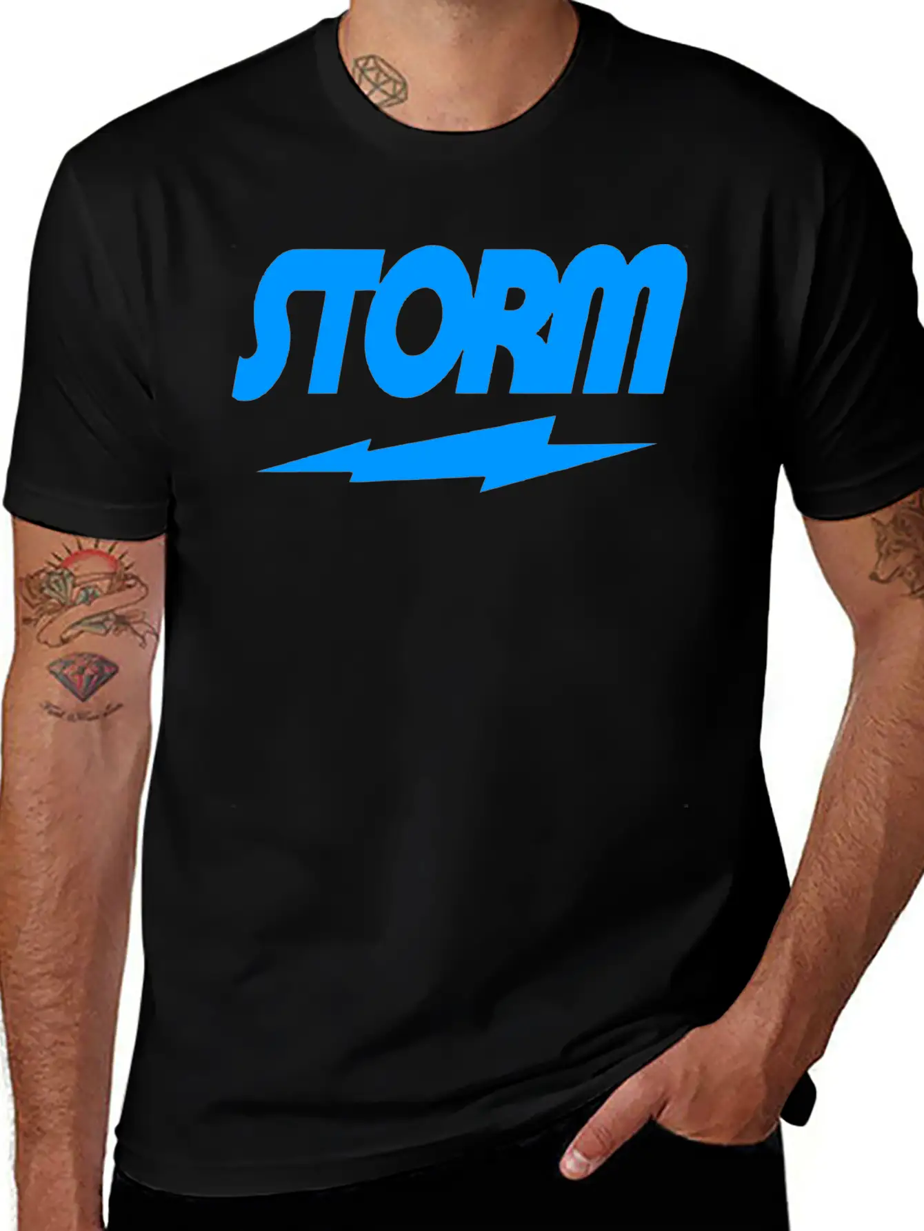 STORM BLUE Unisex Casual T-Shirt – Clean Design For Daily Comfort