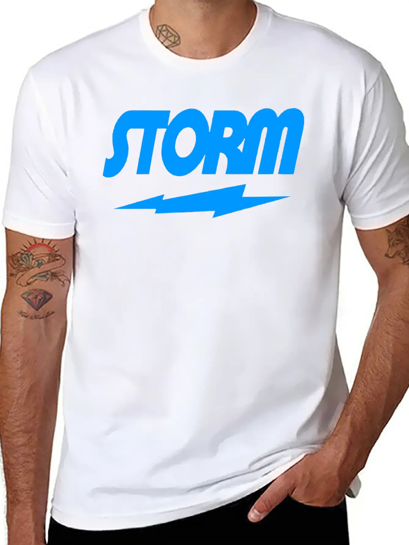 STORM BLUE Unisex Casual T-Shirt – Clean Design For Daily Comfort