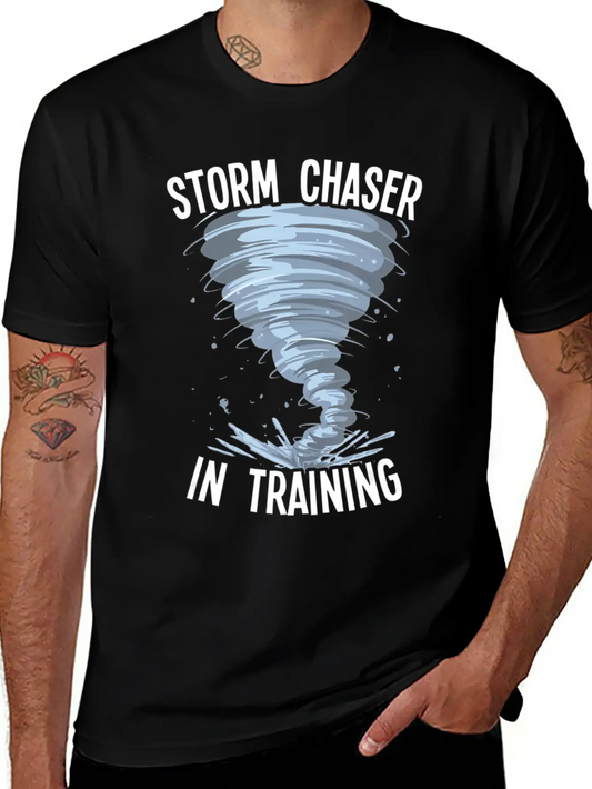 Storm Chaser In Training Meteorologists Lightweight Cotton T-Shirt – Daily Comfort Graphic Shirt