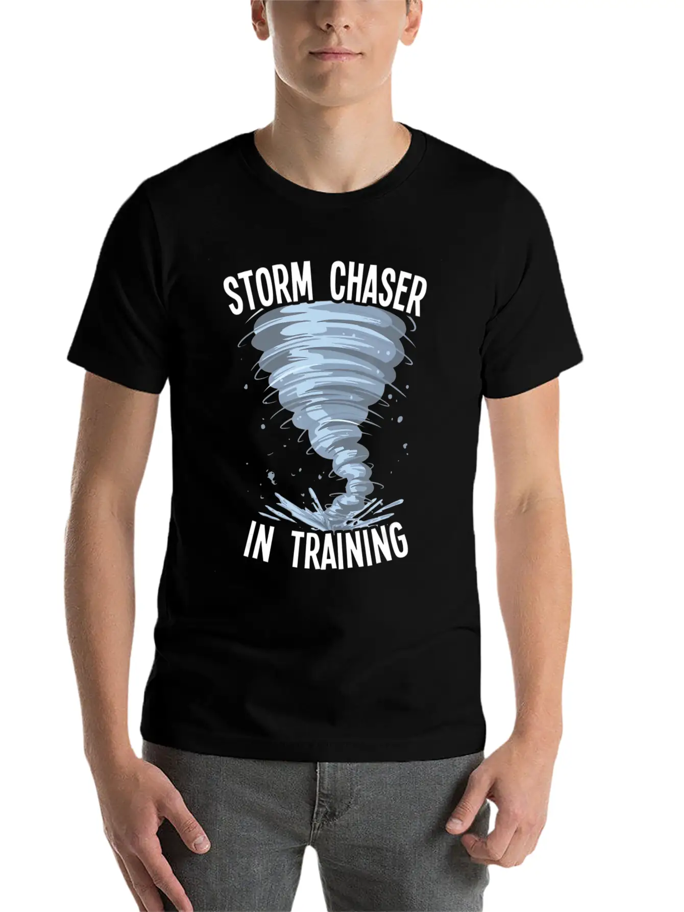 Storm Chaser In Training Meteorologists Lightweight Cotton T-Shirt – Daily Comfort Graphic Shirt
