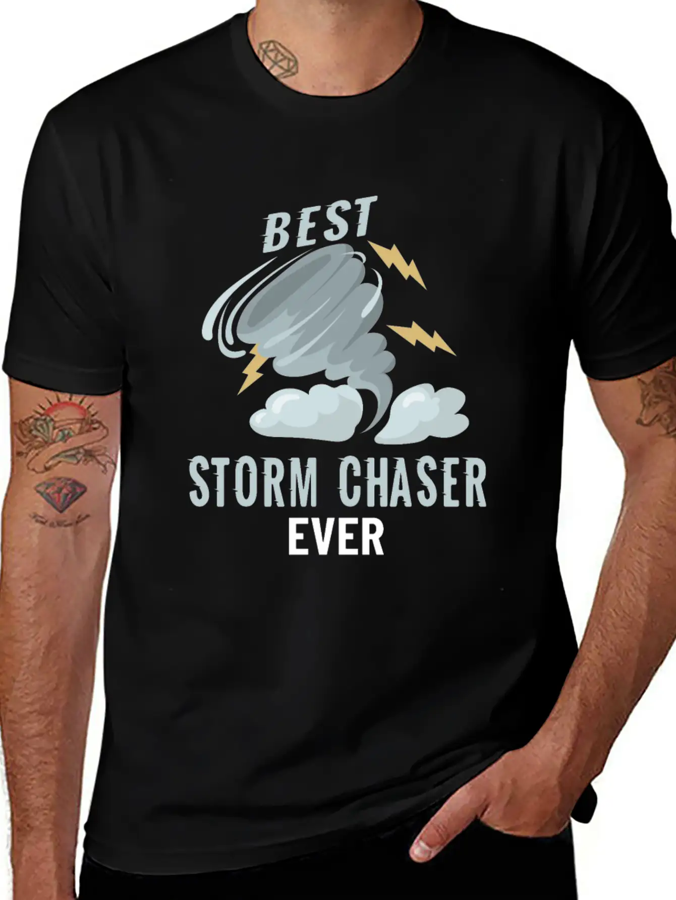Storm Chasing Storm Fanatic Weatherman Gift Classic Fit Graphic Tee For Daily Comfort – Unisex Cotton Shirt