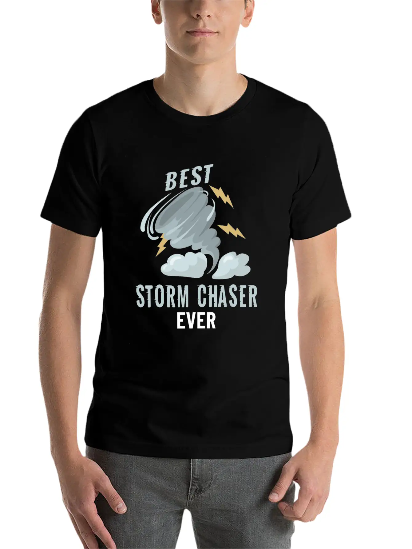 Storm Chasing Storm Fanatic Weatherman Gift Classic Fit Graphic Tee For Daily Comfort – Unisex Cotton Shirt