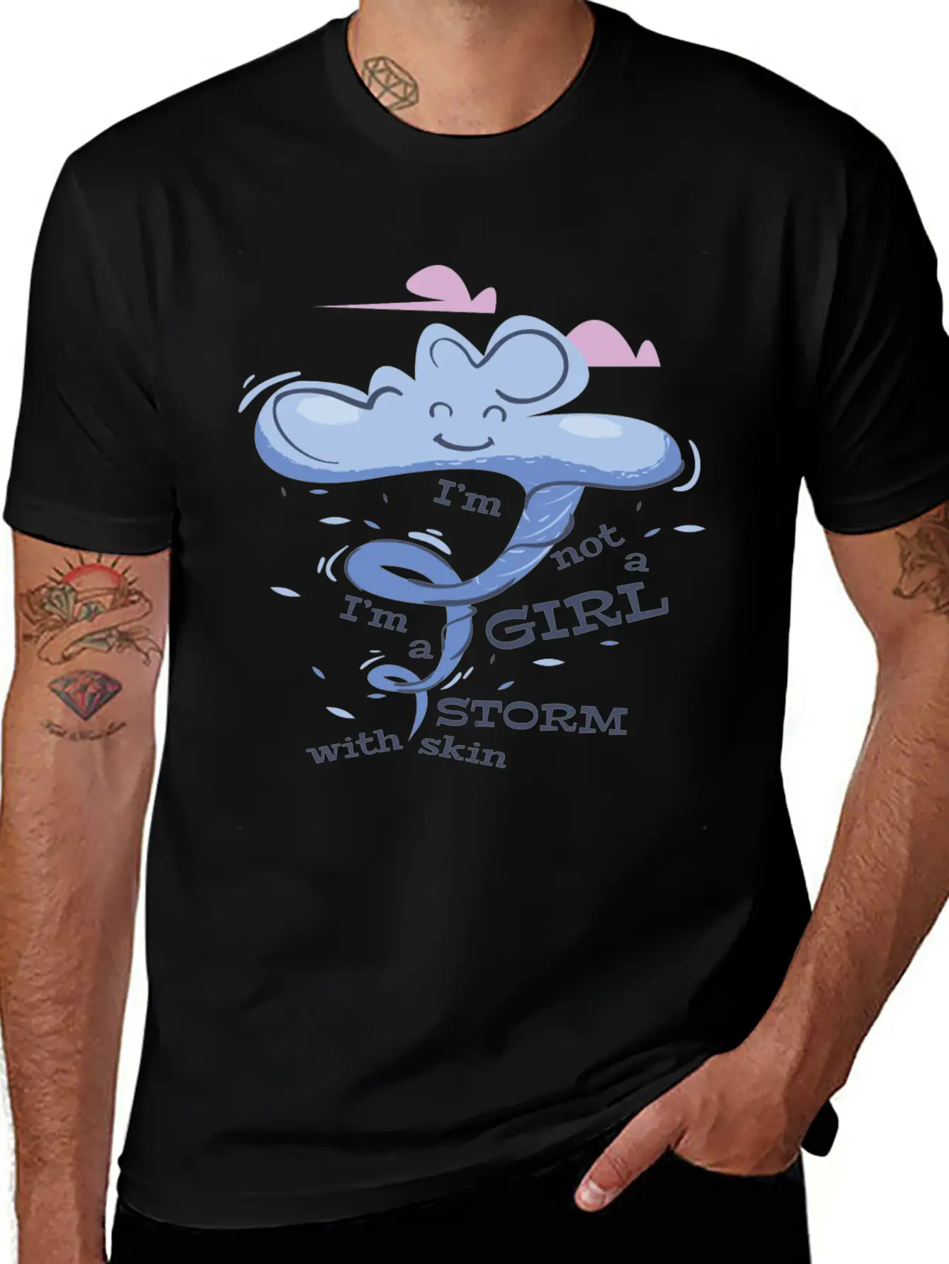 Storm Girl Basic Graphic T-Shirt – Daily Comfort In Soft Cotton