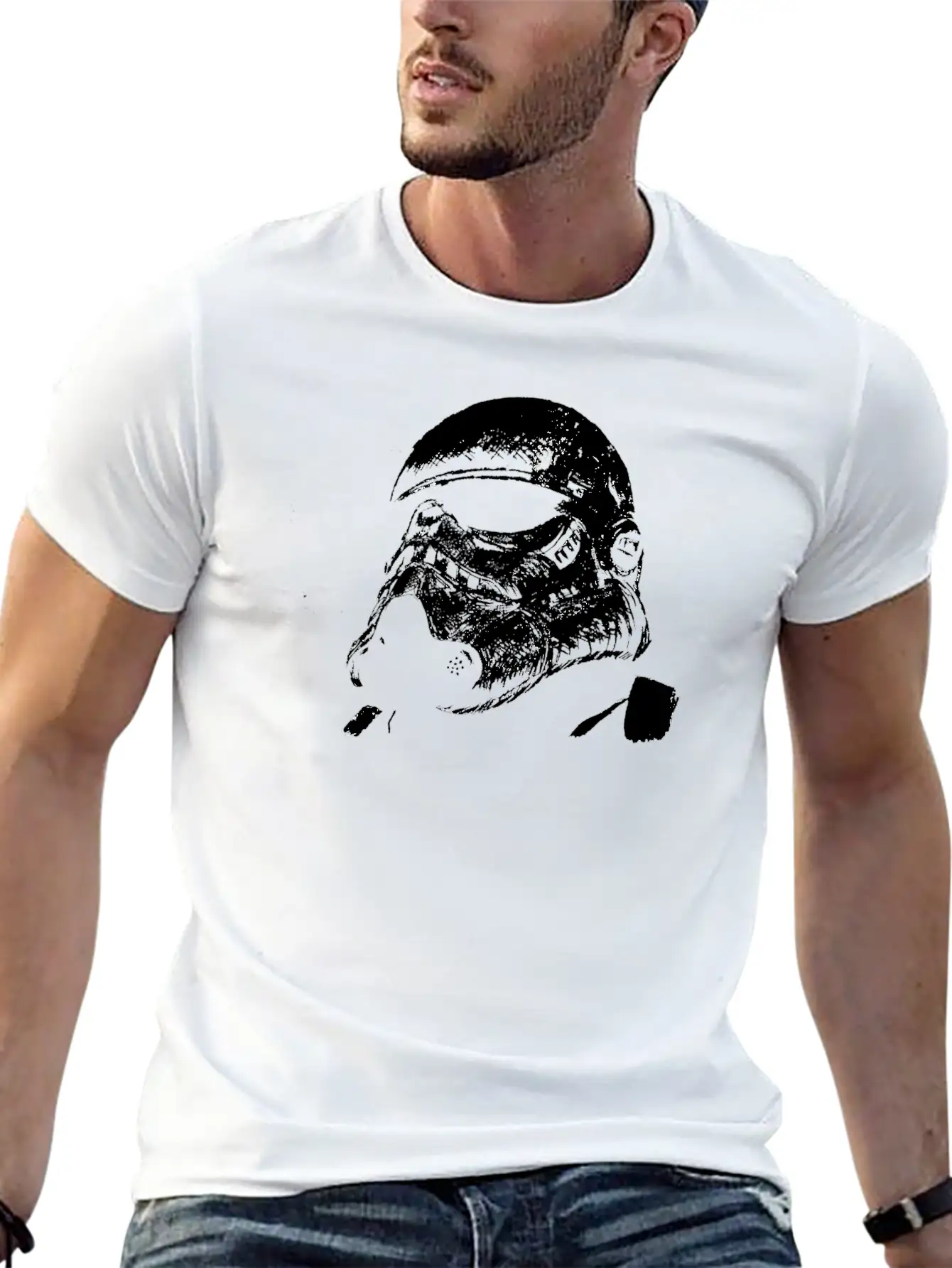 Storm Trooper Lightweight Cotton T-Shirt – Daily Comfort Graphic Shirt
