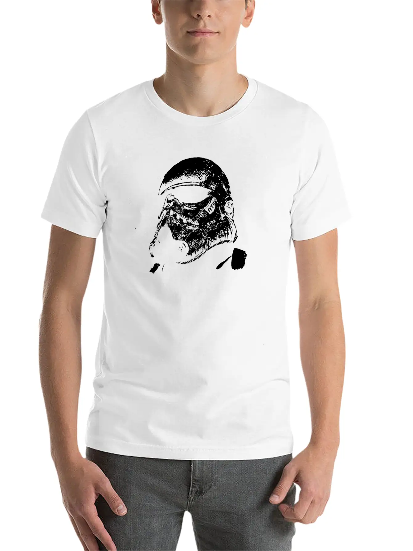 Storm Trooper Lightweight Cotton T-Shirt – Daily Comfort Graphic Shirt
