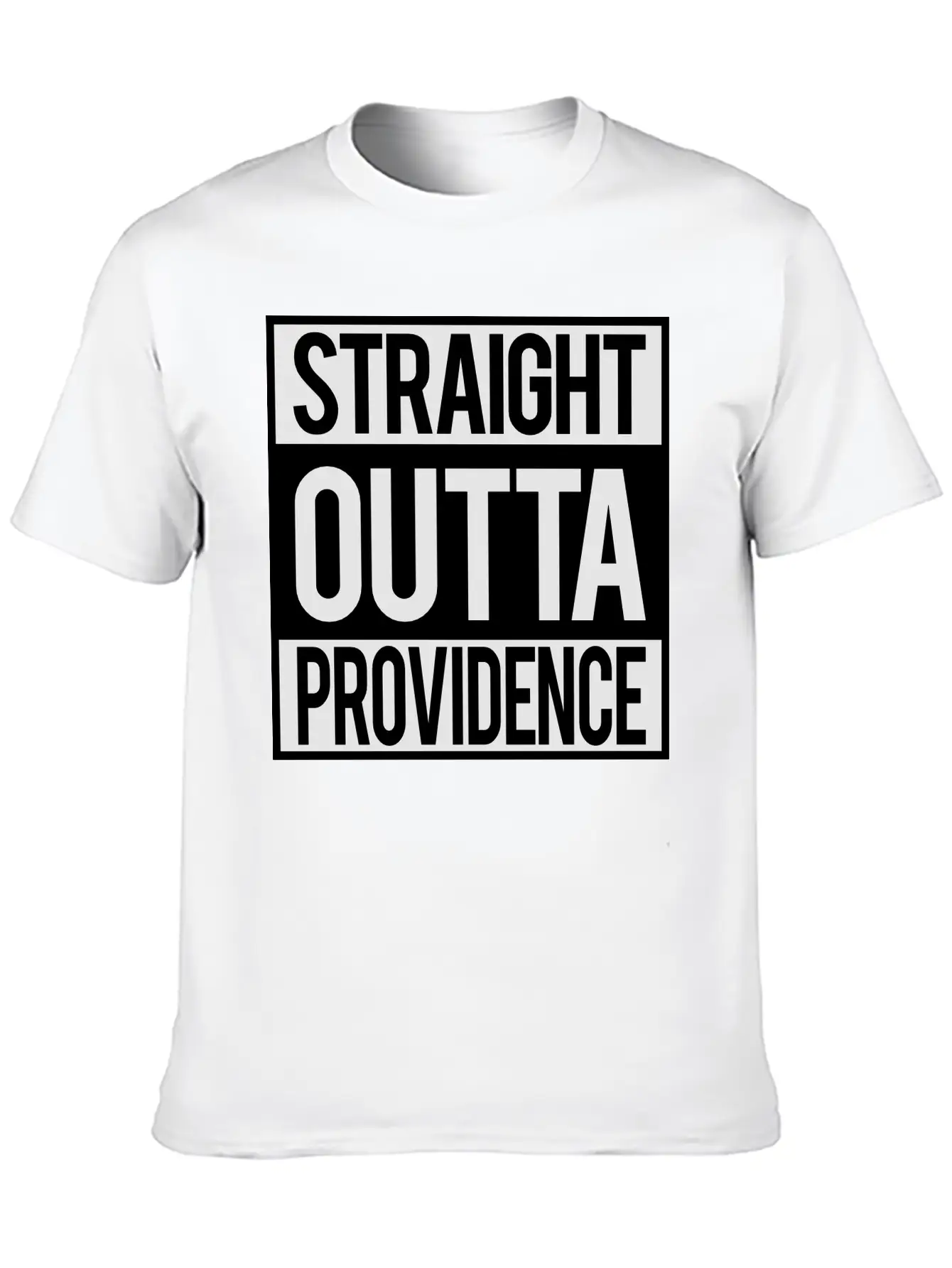 Straight Outta Providence Lightweight Cotton T-Shirt – Daily Comfort Graphic Shirt