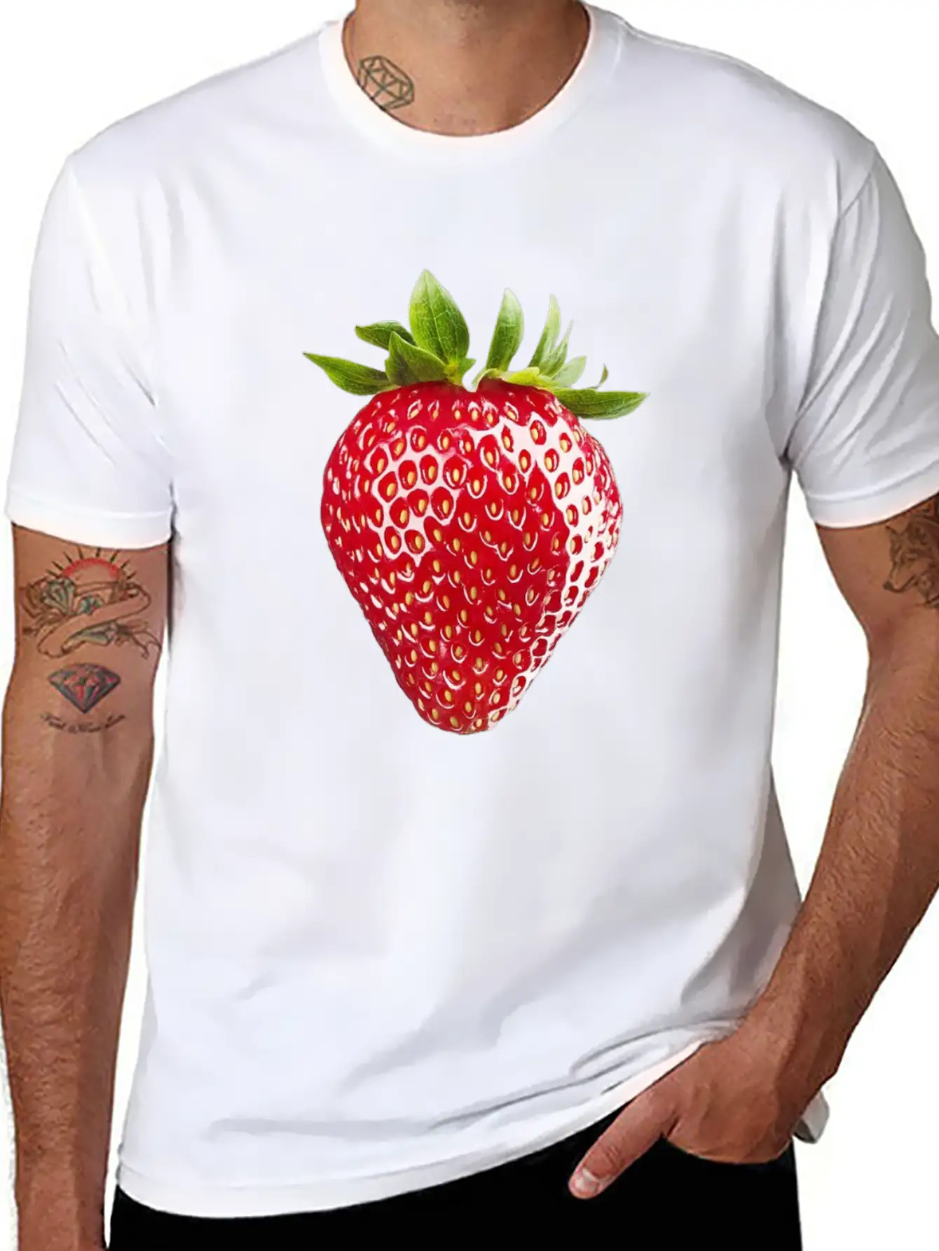 🍓 Strawberry Collection 🍓 Unisex Casual T-Shirt – Clean Design For Daily Comfort