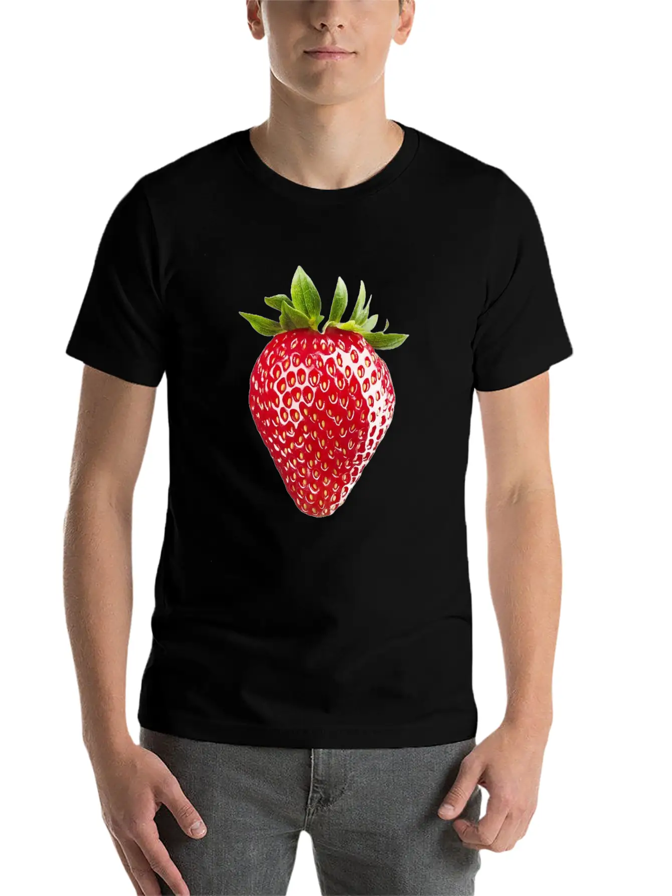 🍓 Strawberry Collection 🍓 Unisex Casual T-Shirt – Clean Design For Daily Comfort