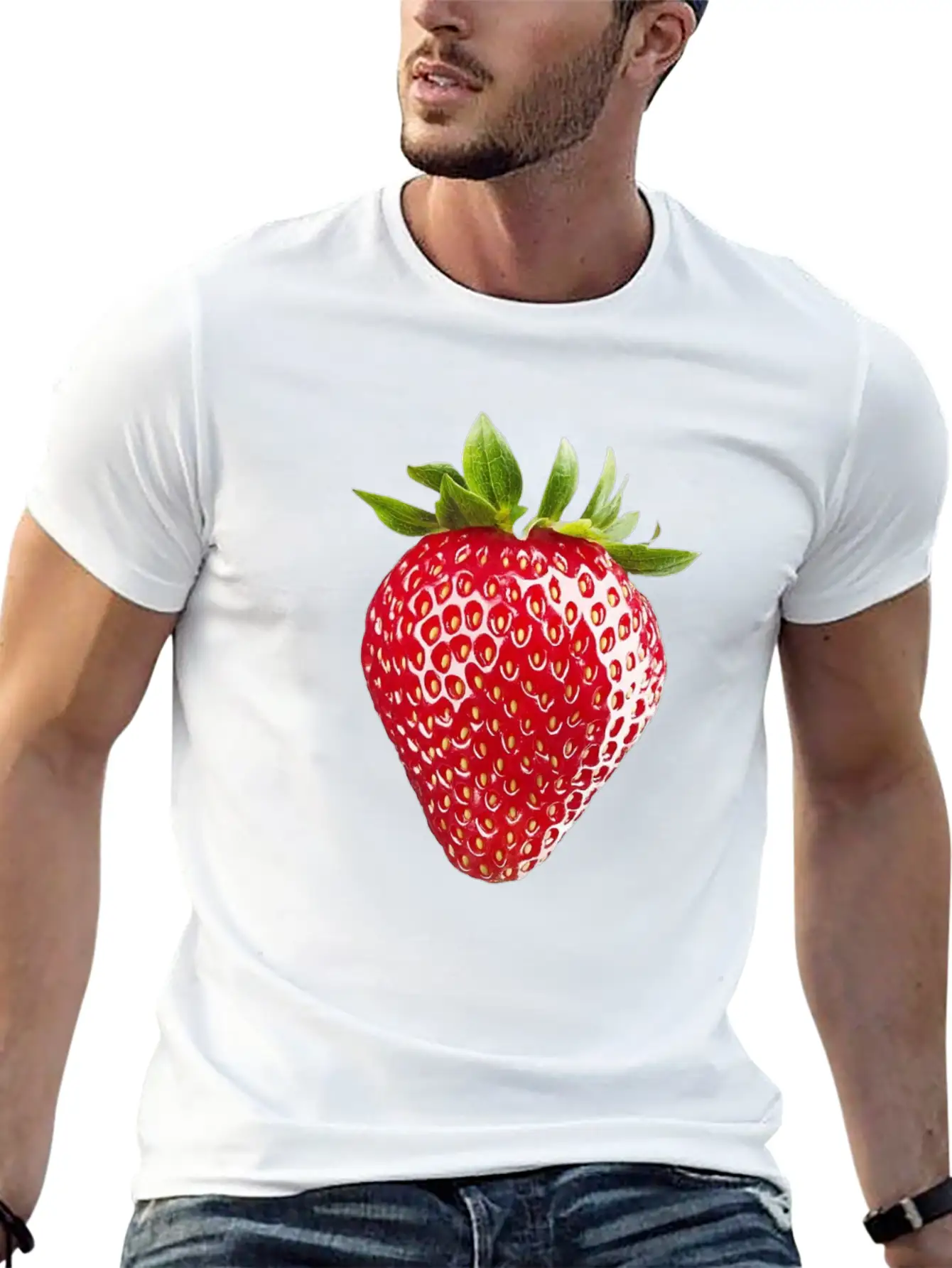 🍓 Strawberry Collection 🍓 Unisex Casual T-Shirt – Clean Design For Daily Comfort