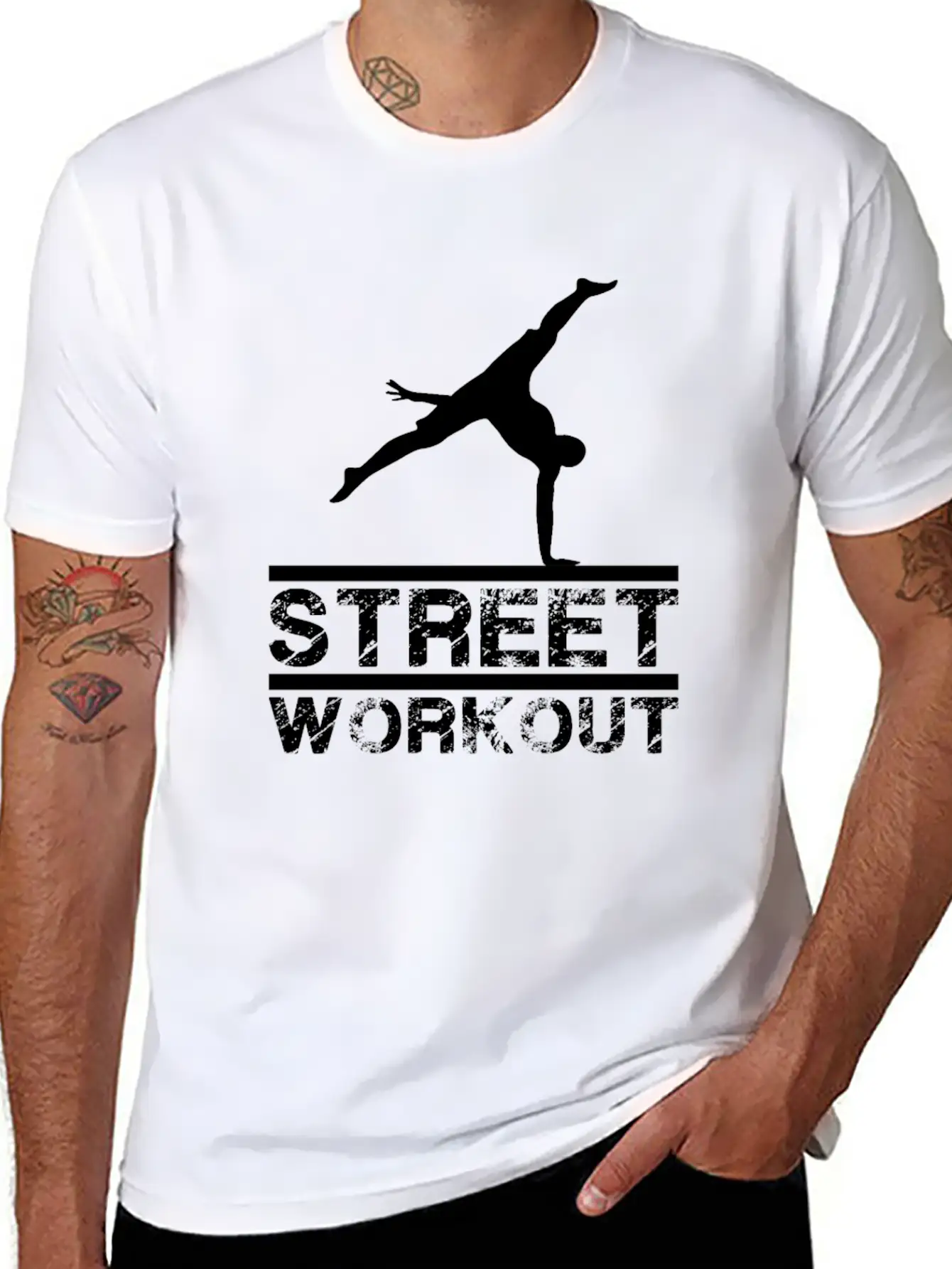 Street Workout Essential Cotton Tee For Daily Outfits – Unisex Style