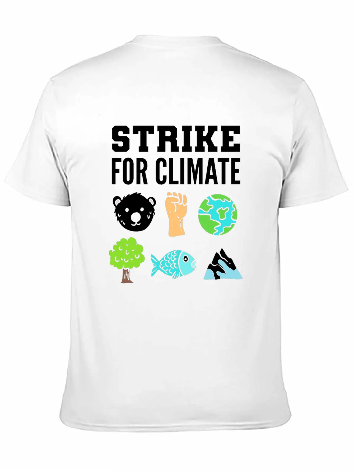 Strike For Climate Eco-Friendly Advocates Gift Essential Cotton Tee For Daily Outfits – Unisex Style