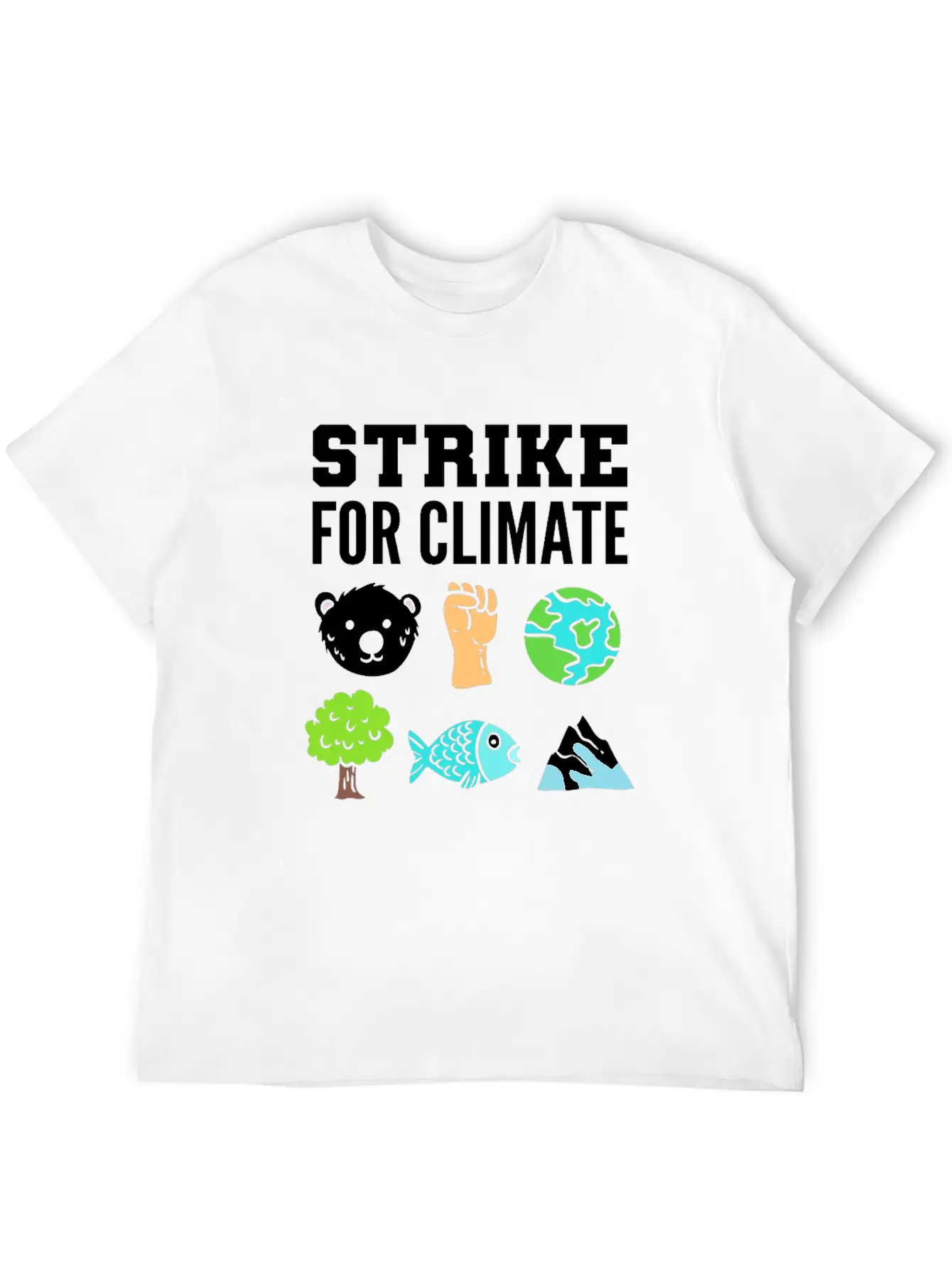 Strike For Climate Eco-Friendly Advocates Gift Essential Cotton Tee For Daily Outfits – Unisex Style