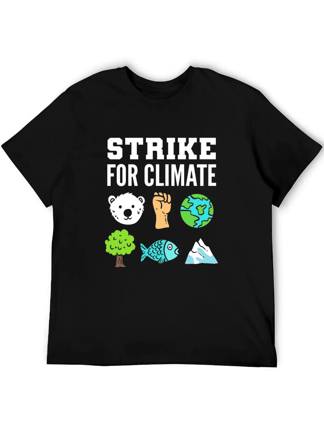 Strike For Climate Eco-Friendly Advocates Gift Essential Cotton Tee For Daily Outfits – Unisex Style