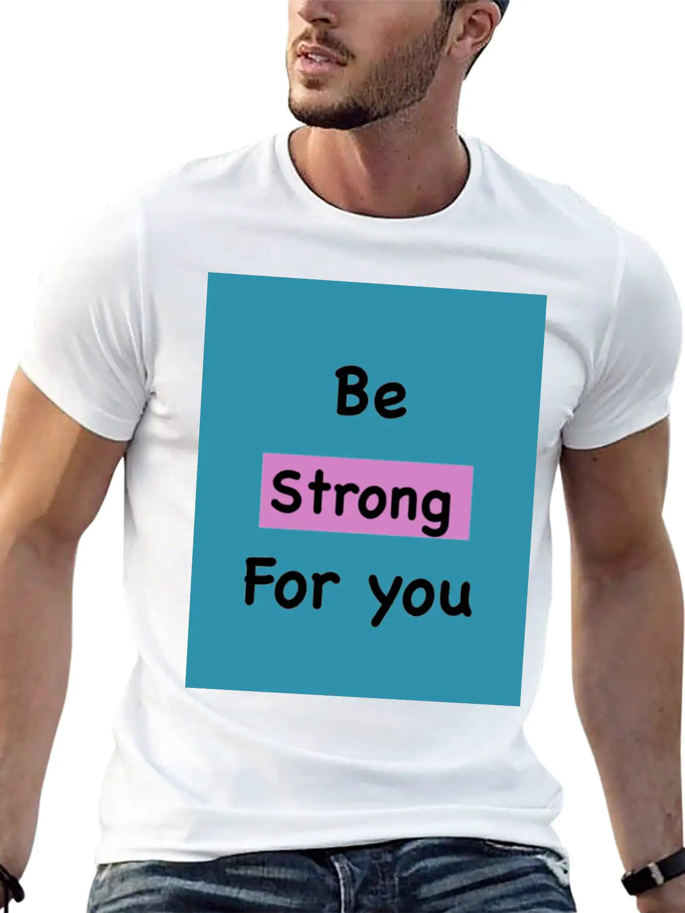 Strong Classic Fit Graphic Tee For Daily Comfort – Unisex Cotton Shirt