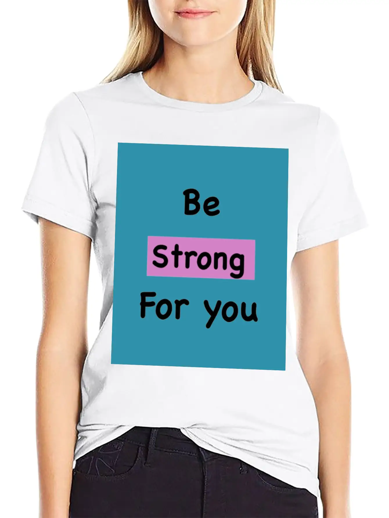 Strong Classic Fit Graphic Tee For Daily Comfort – Unisex Cotton Shirt