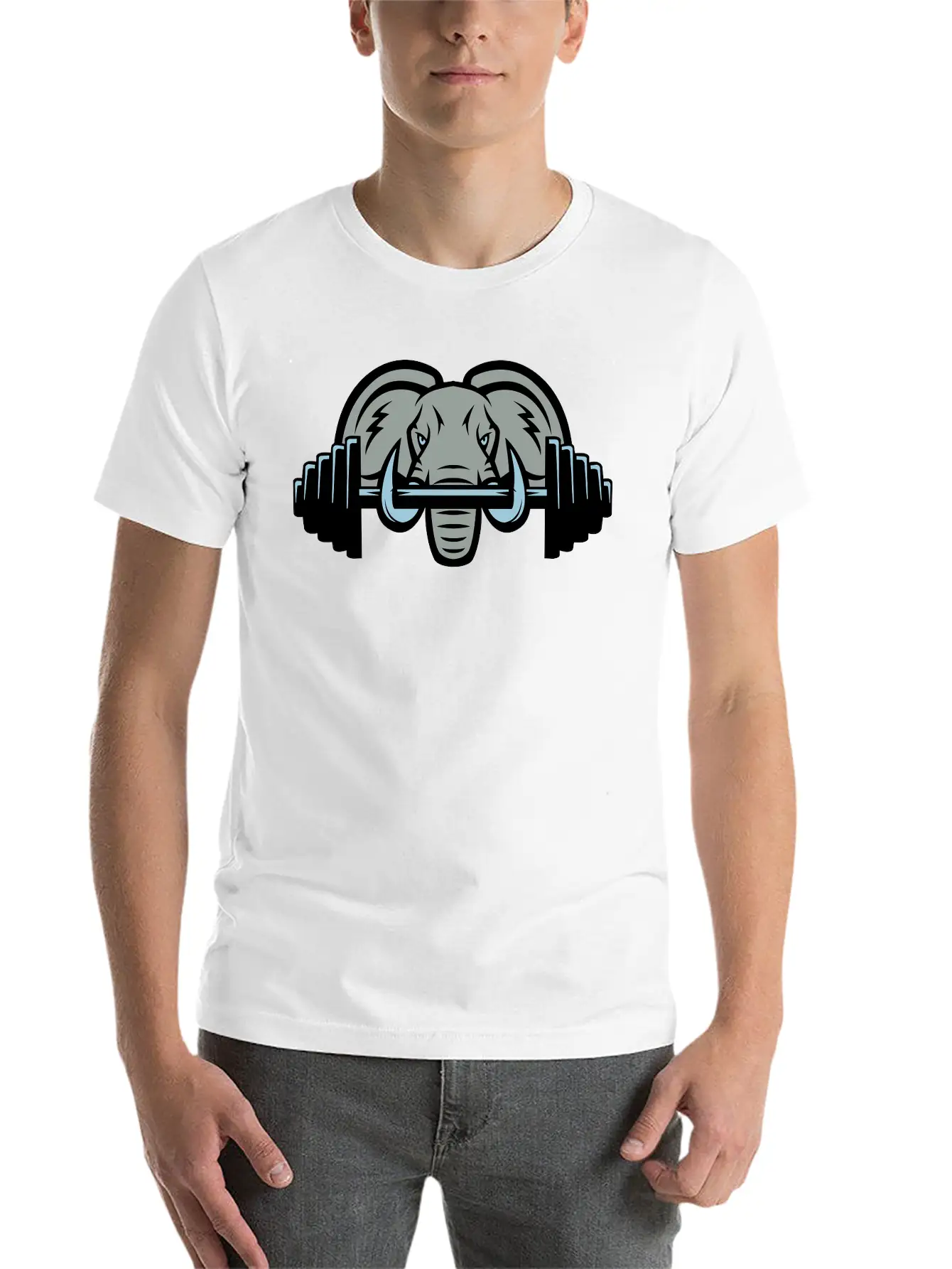 Strong Elephant Essential Cotton Tee For Daily Outfits – Unisex Style