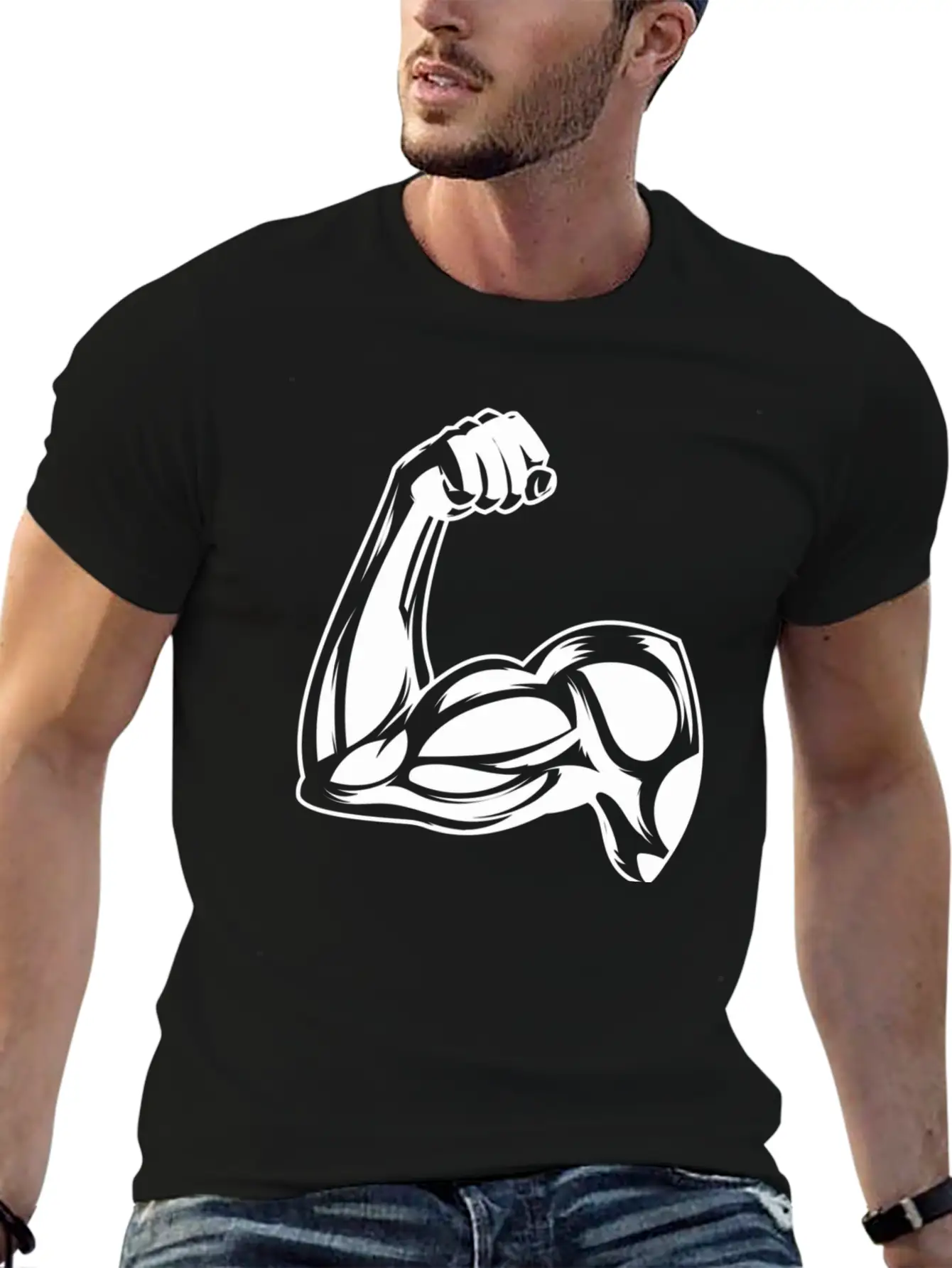 Strong, 💪 Essential Cotton Tee For Daily Outfits – Unisex Style