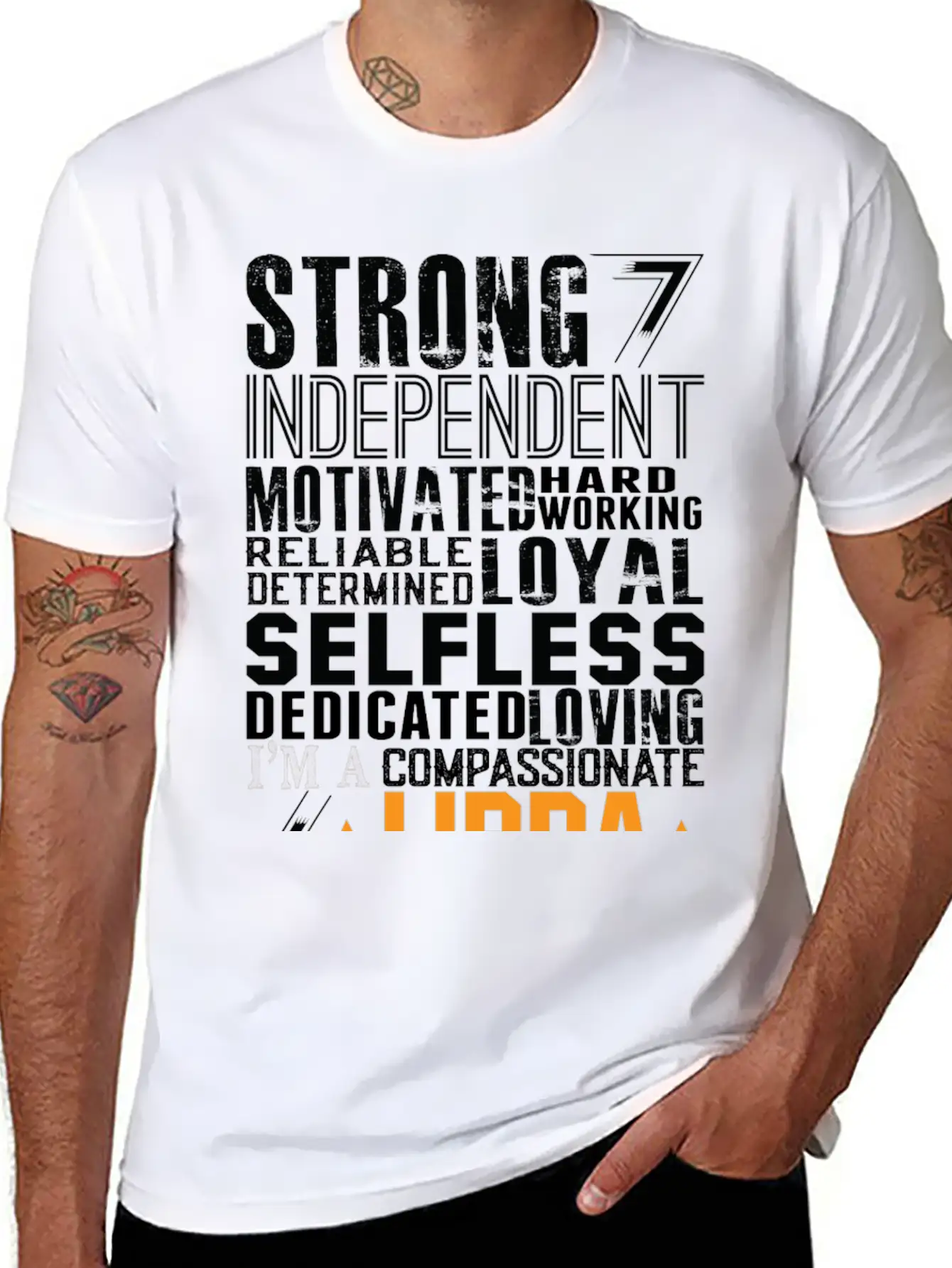 Strong Independent Motivated Libra Lightweight Cotton T-Shirt – Daily Comfort Graphic Shirt