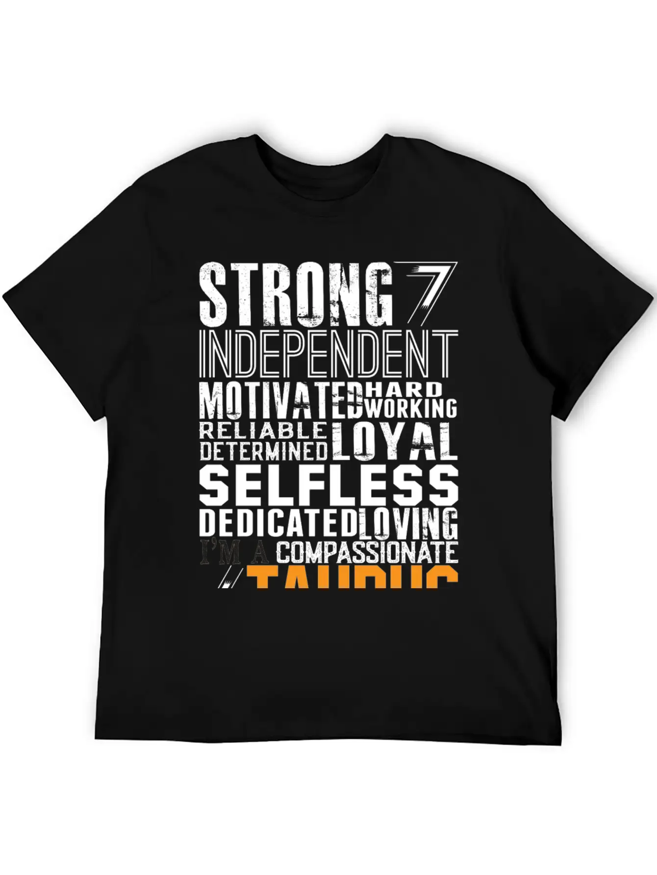 Strong Independent Motivated Taurus Classic Fit Graphic Tee For Daily Comfort – Unisex Cotton Shirt