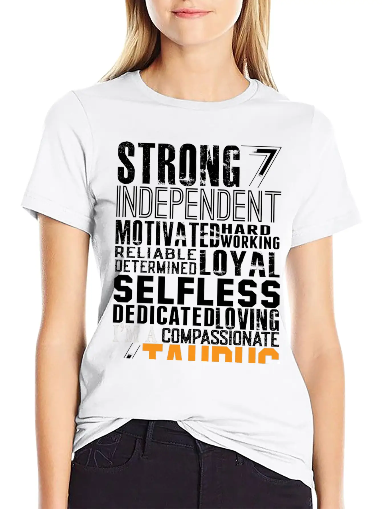 Strong Independent Motivated Taurus Classic Fit Graphic Tee For Daily Comfort – Unisex Cotton Shirt