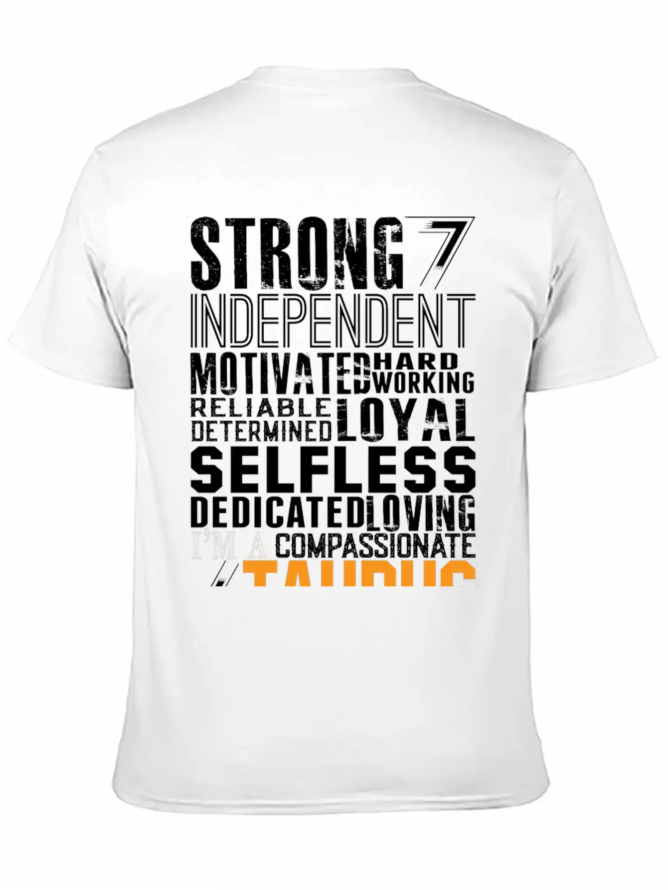Strong Independent Motivated Taurus Classic Fit Graphic Tee For Daily Comfort – Unisex Cotton Shirt
